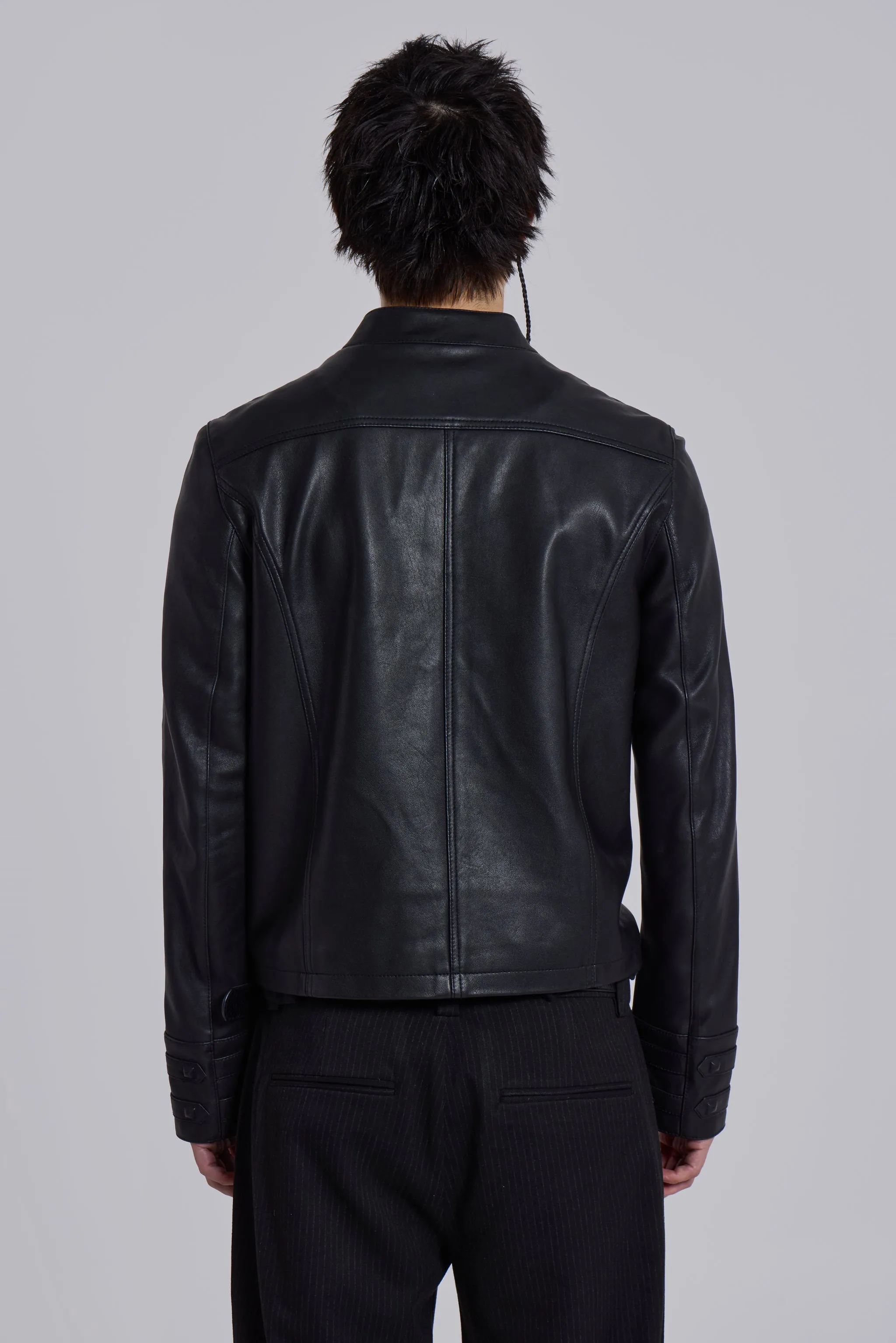 Leather Military Jacket sold by Jaded London product image thumbnail 4