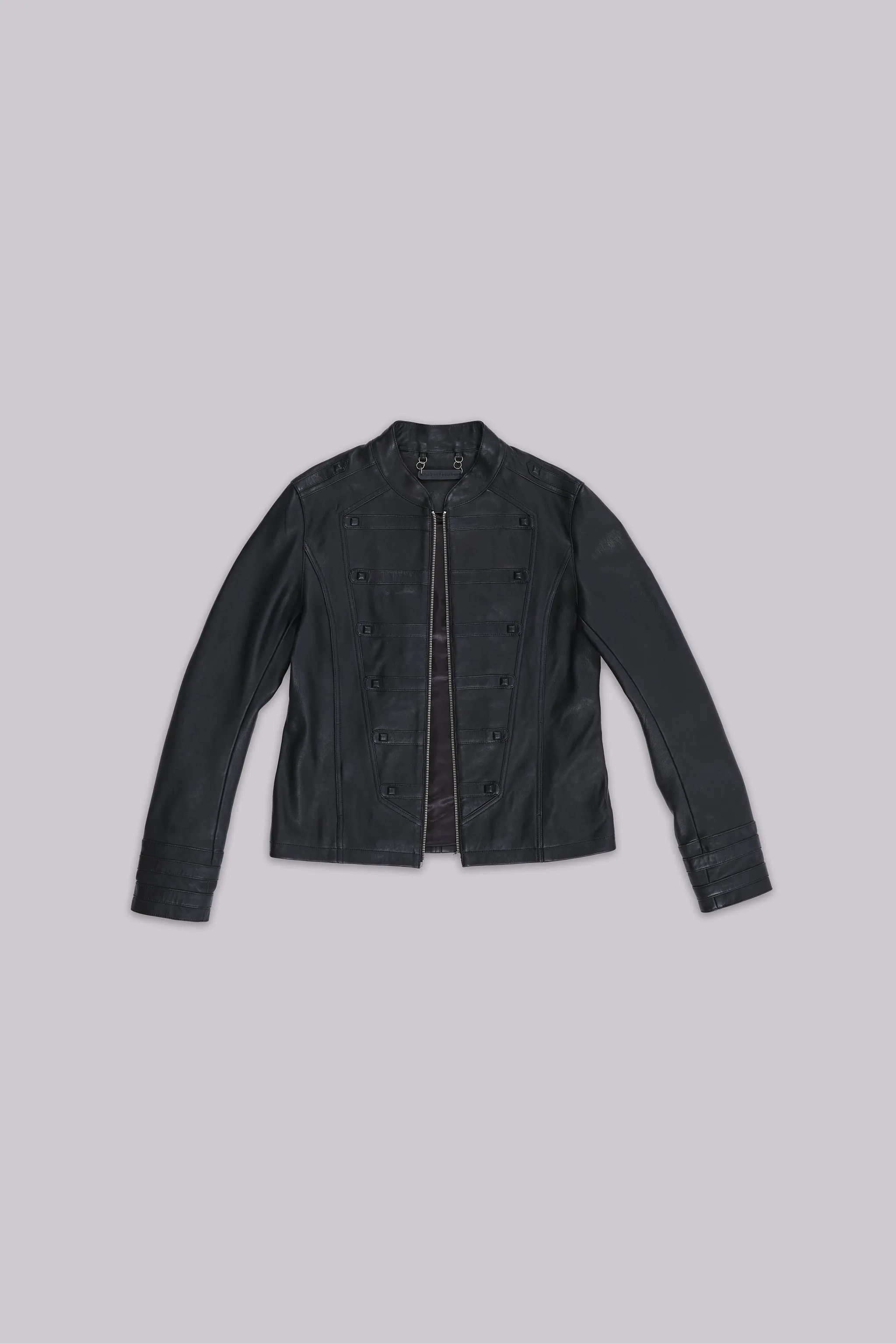 Leather Military Jacket sold by Jaded London product image thumbnail 5