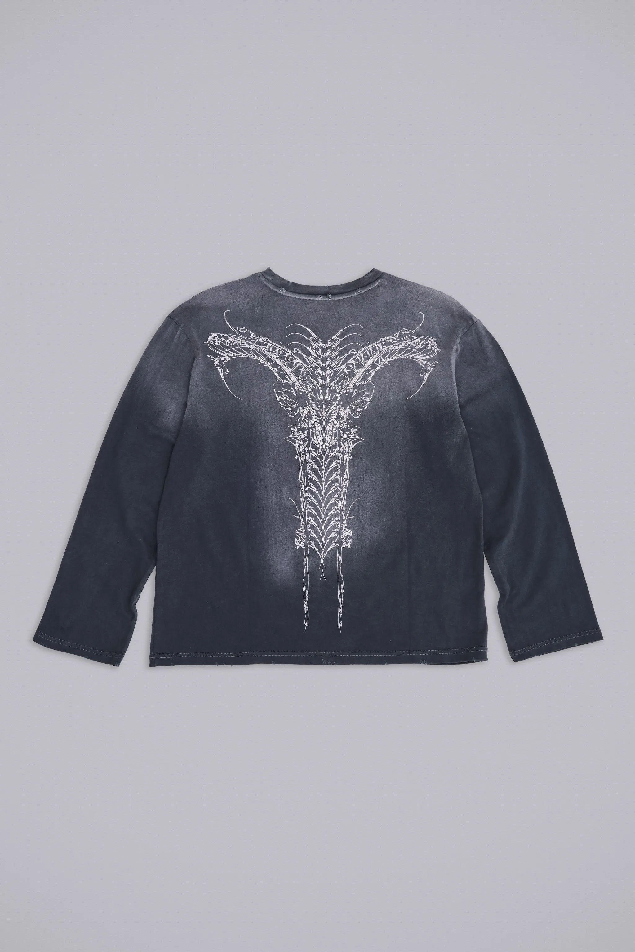 Opaque Navy LS Top sold by Jaded London product image thumbnail 2