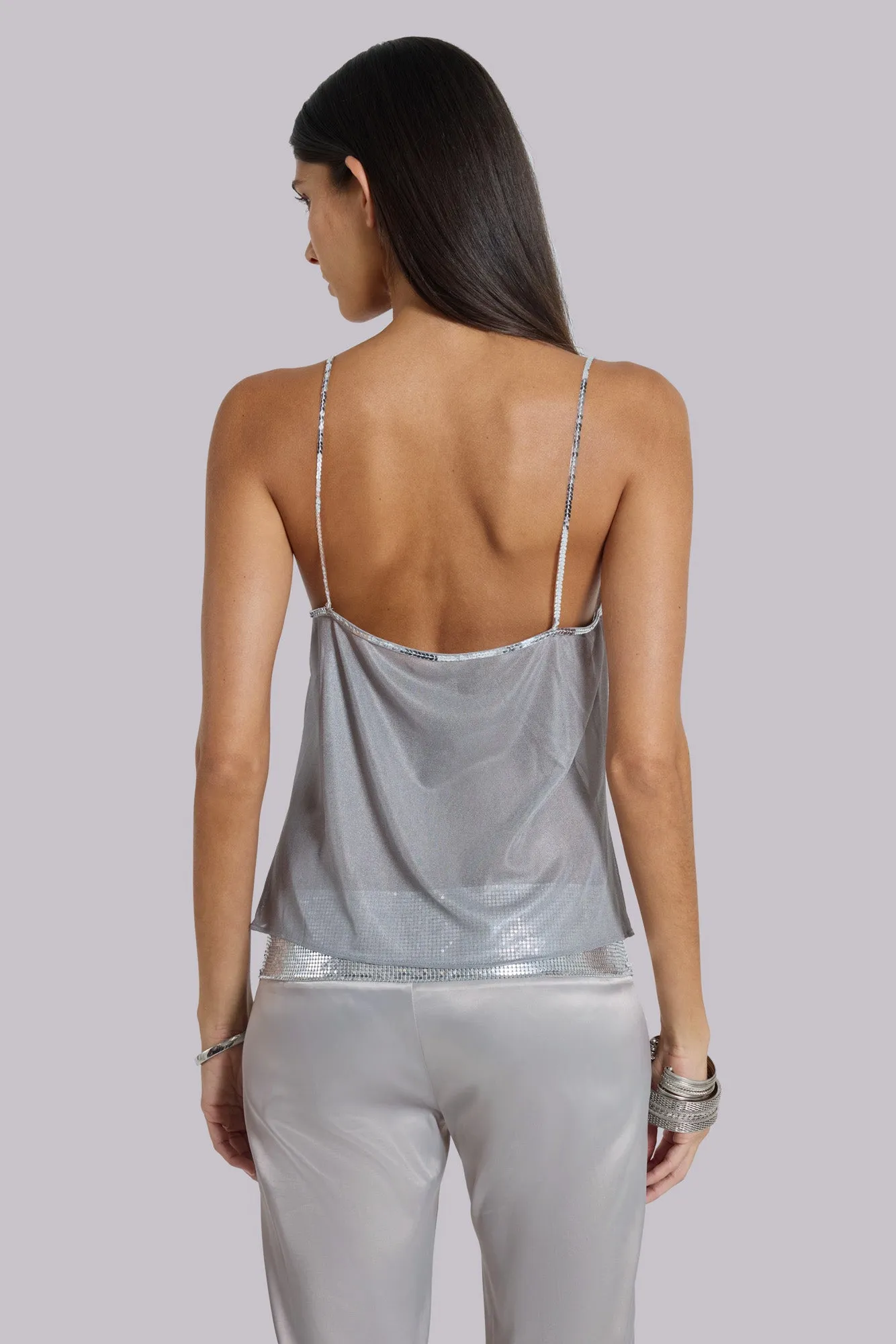Ilira Metallic Sheer Top with Feathers sold by Jaded London product image thumbnail 3