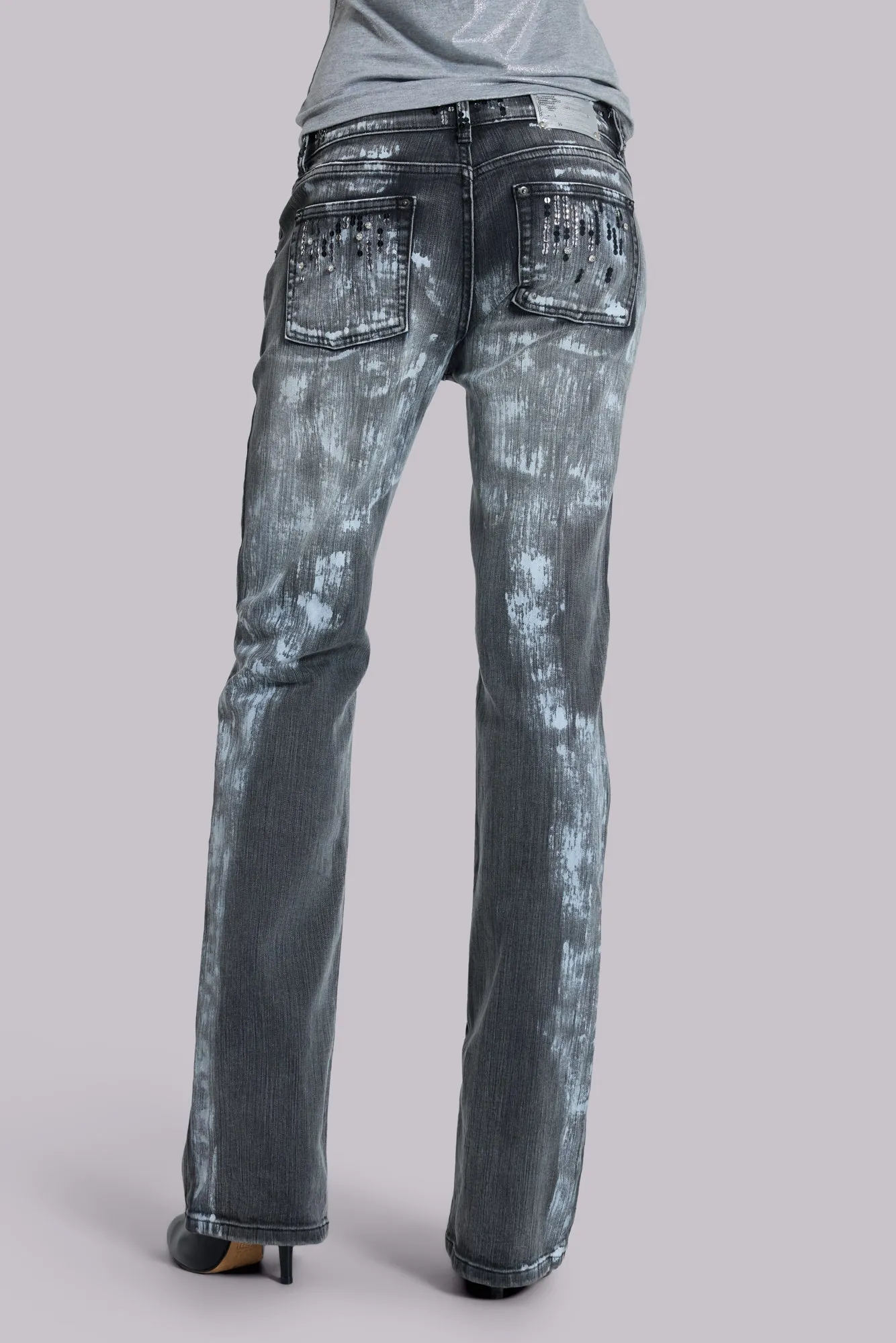 Sequin Bootcut Cooper Jeans sold by Jaded London product image thumbnail 3