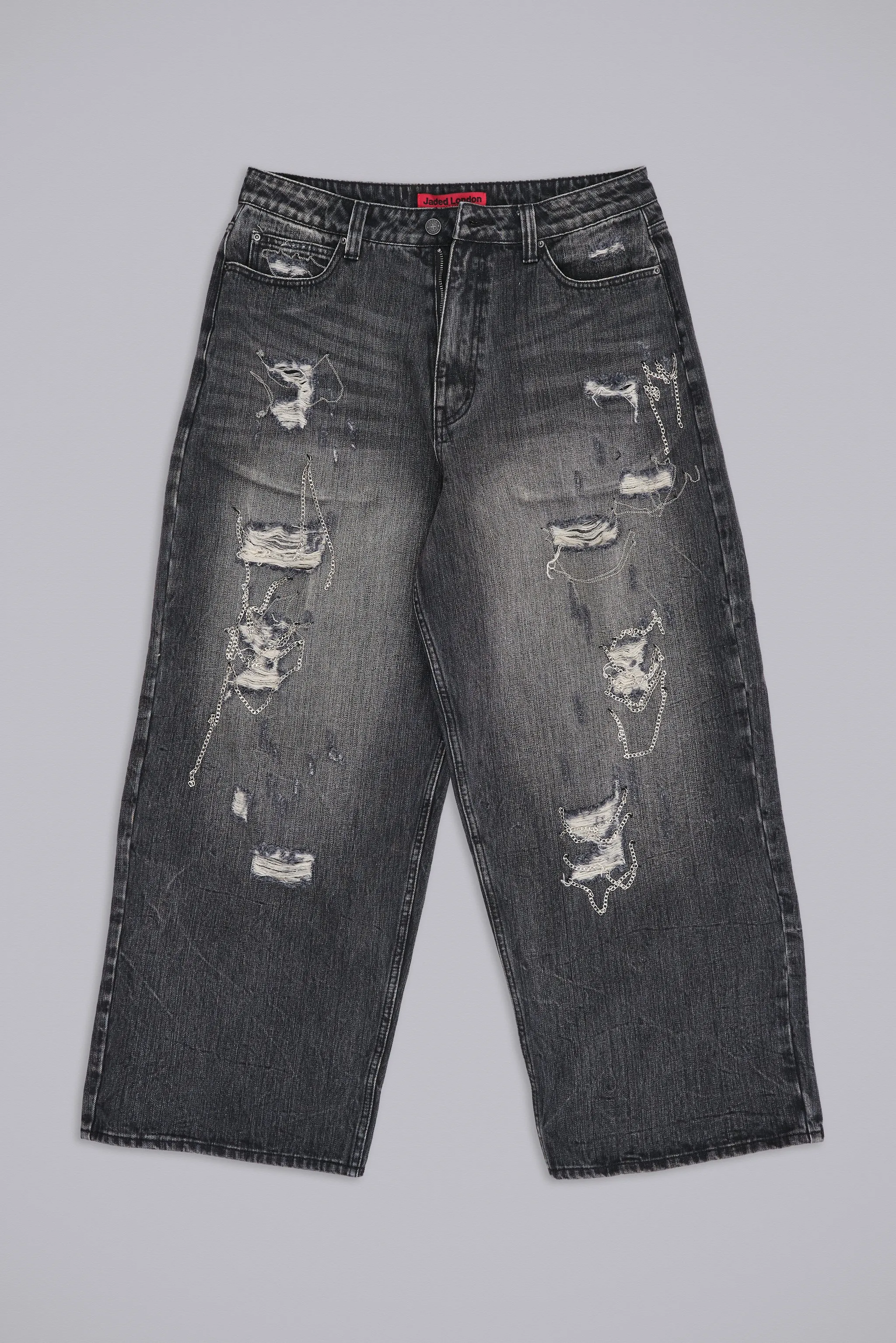 Chain Distressed XL Colossus Jeans sold by Jaded London product image thumbnail 2