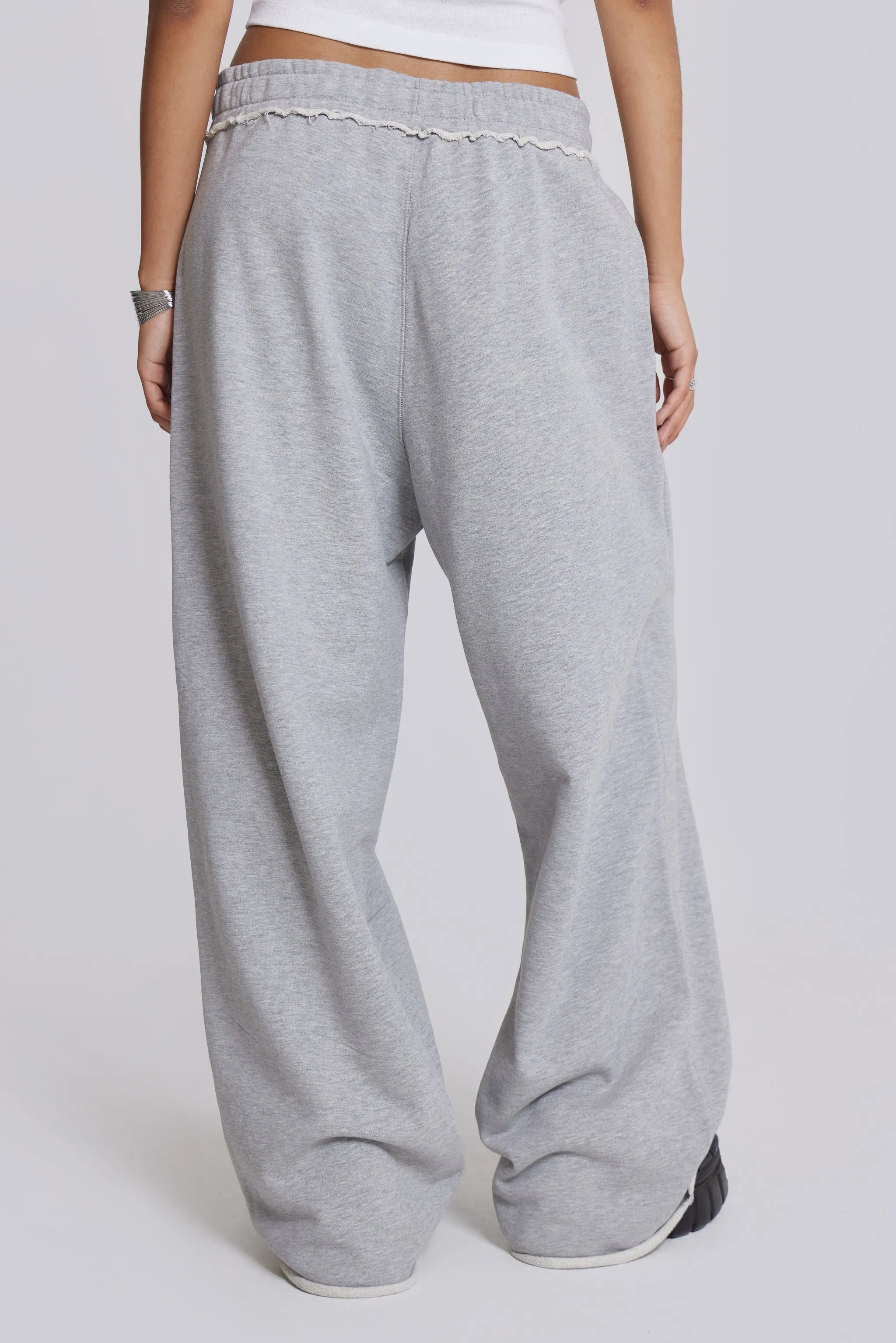 Grey Marl Baggy Monster Joggers sold by Jaded London product image thumbnail 3