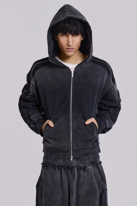 Grey Sporty Baggy Monster Hoodie sold by Jaded London