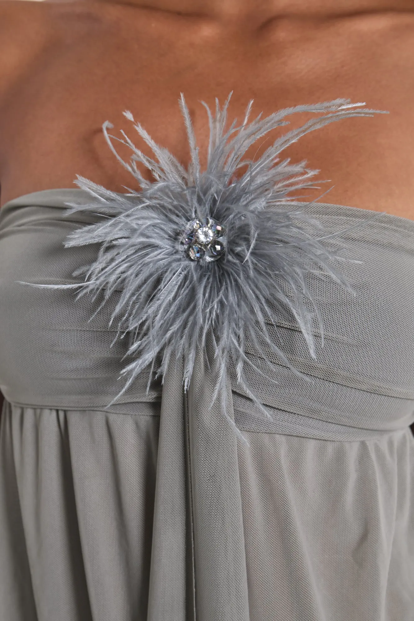 Brunelle Mini Dress with Feathers sold by Jaded London product image thumbnail 4