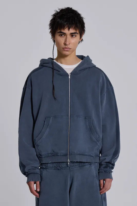 Blue Sporty Baggy Monster Hoodie sold by Jaded London