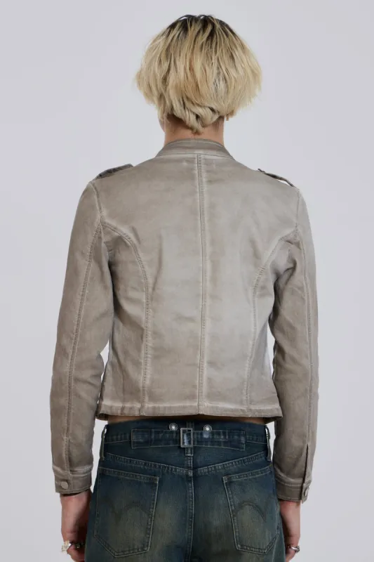 Rebel Military Jacket in Clay | Parallel