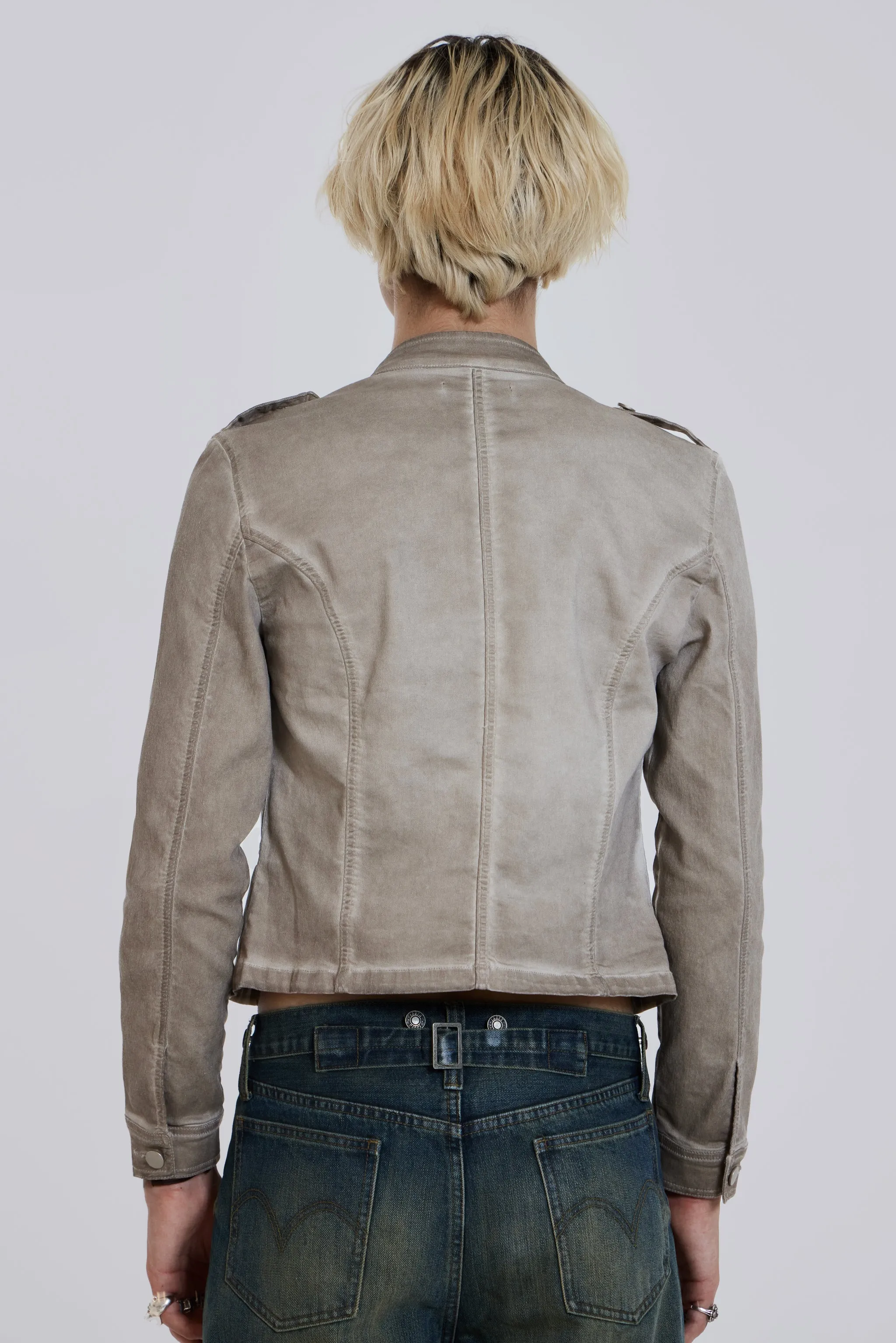 Rebel Military Jacket in Clay | Parallel