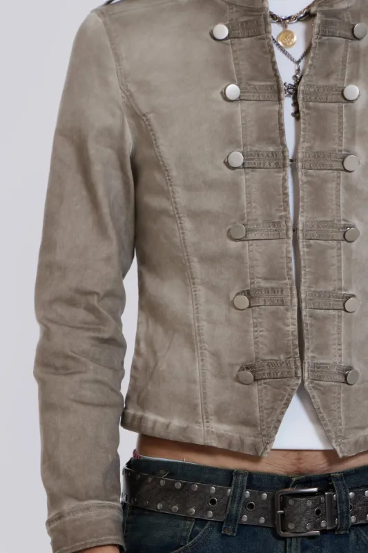 Rebel Military Jacket in Clay | Parallel