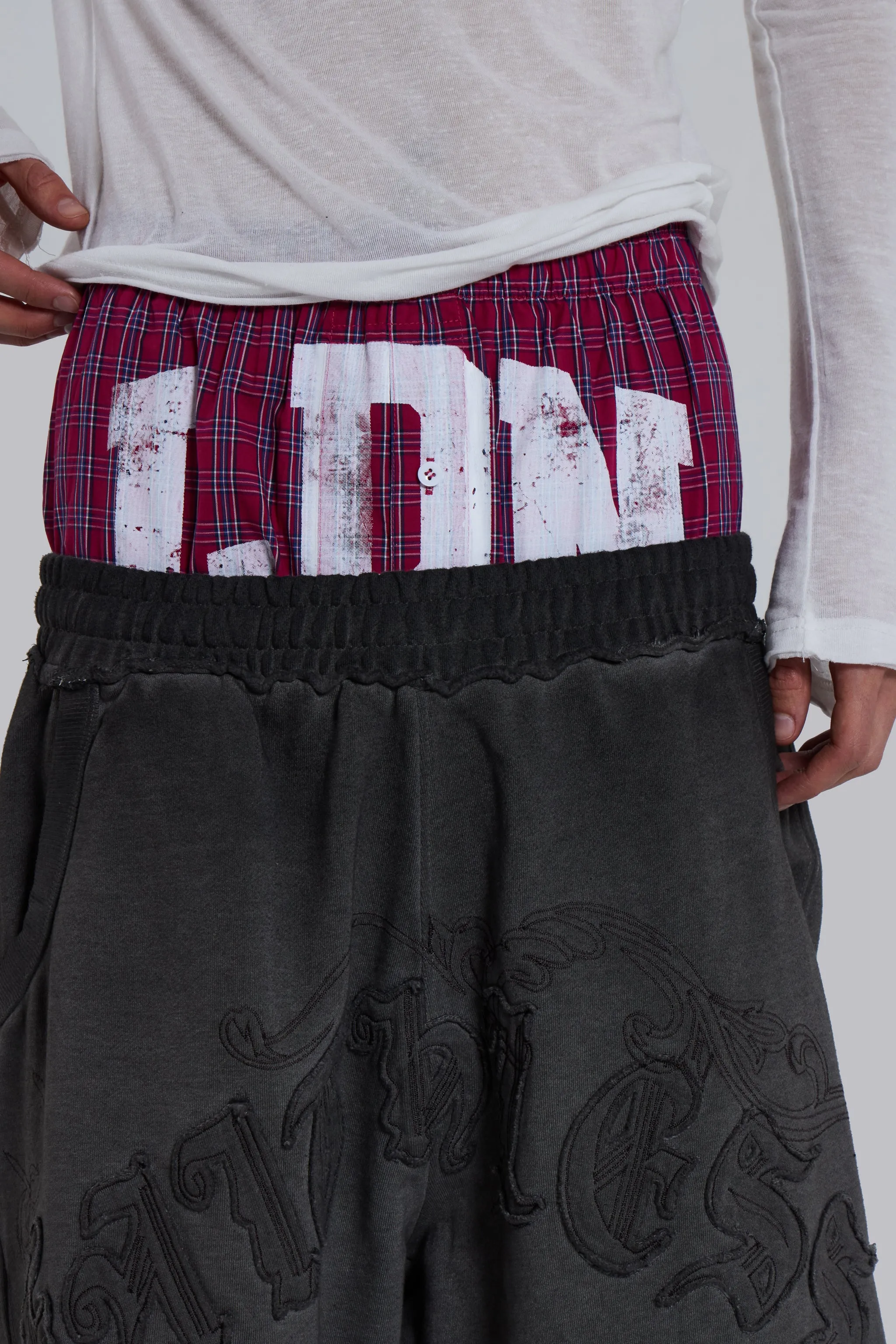 Red Check LDN Boxer sold by Jaded London product image thumbnail 2