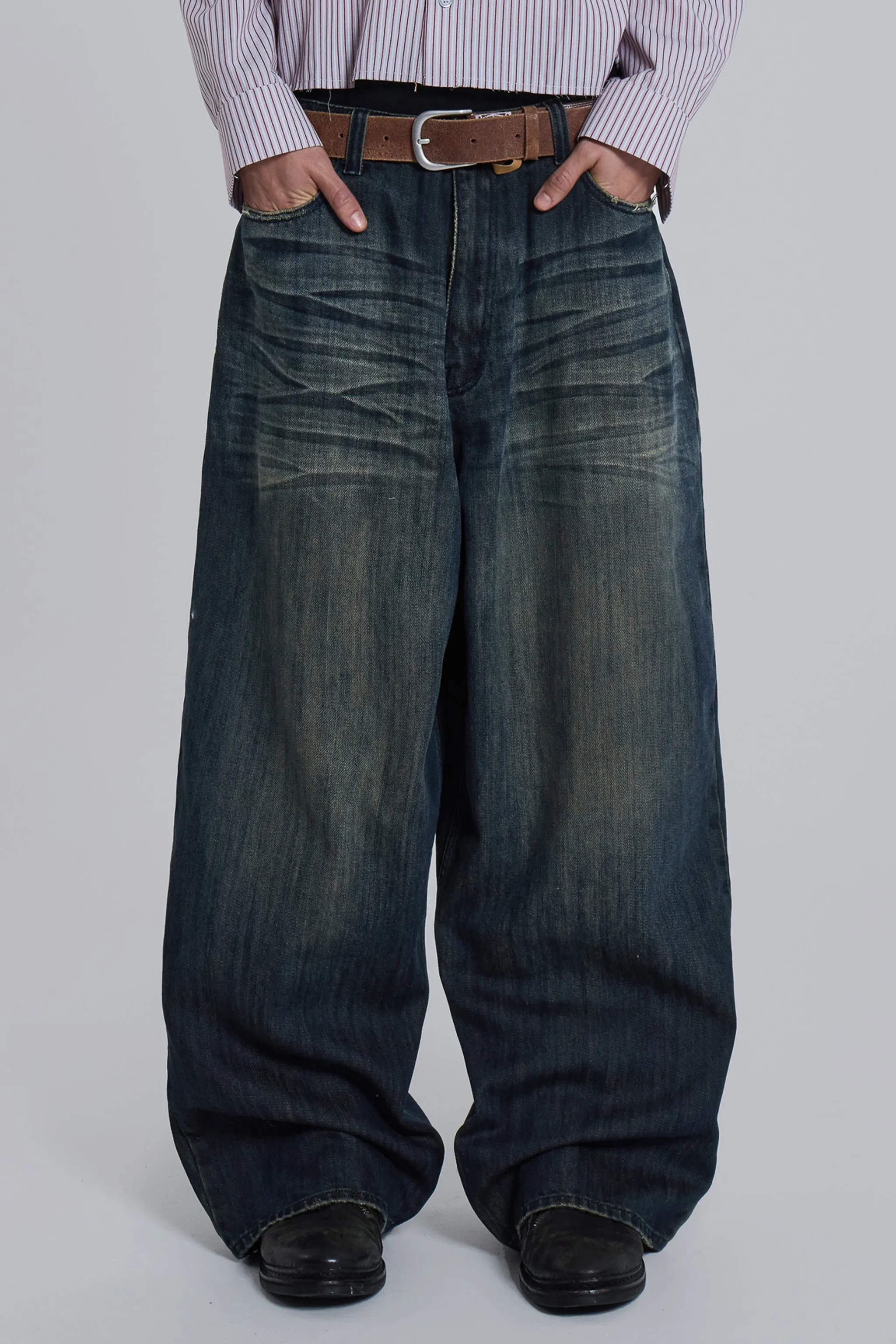 Slub Denim XL Colossus Jeans sold by Jaded London