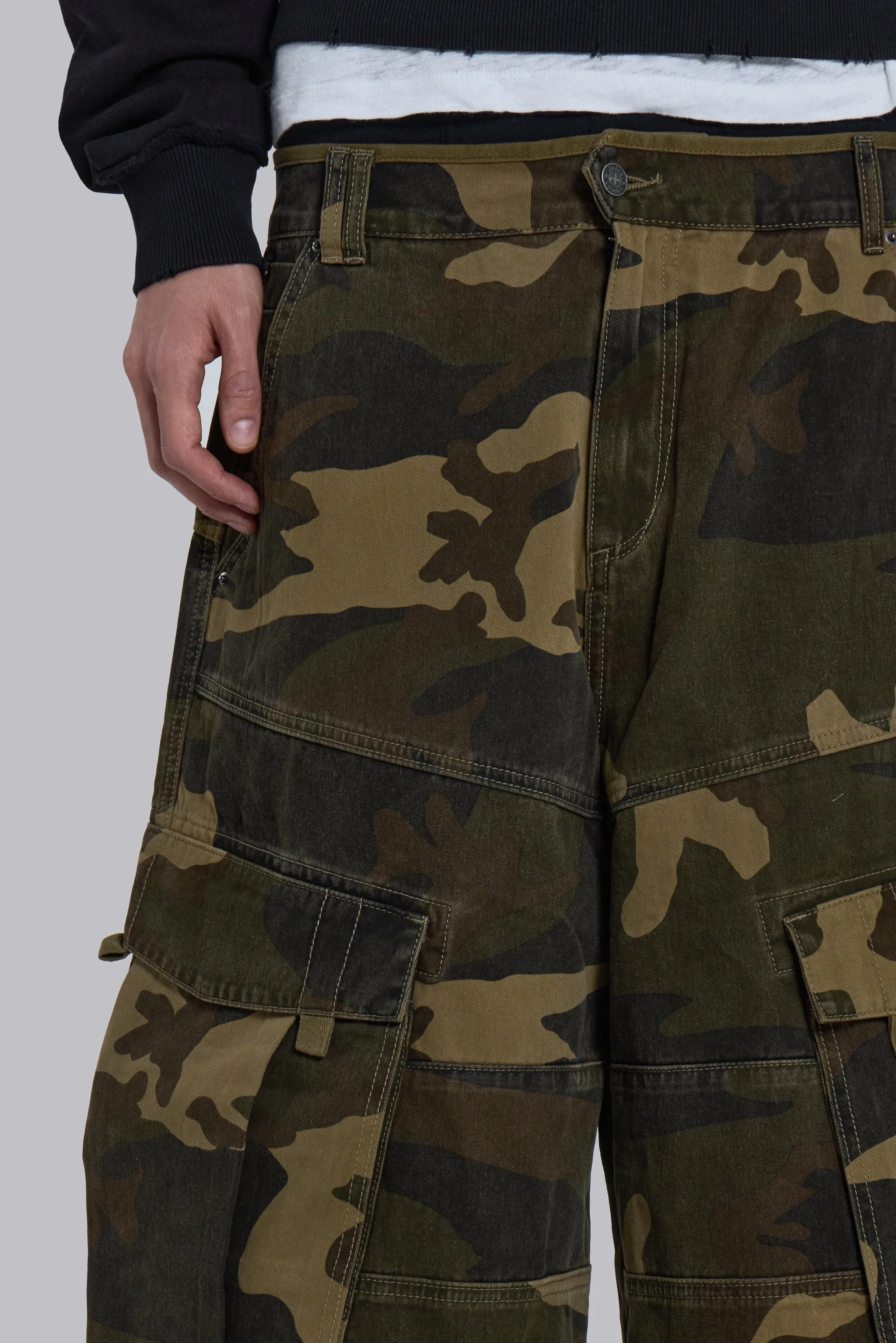 Camo Cadet Cargo sold by Jaded London product image thumbnail 4