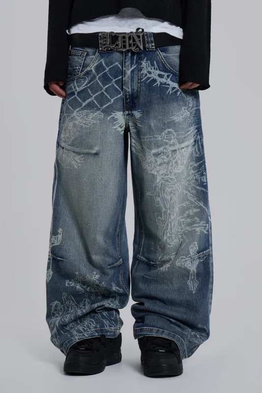 Thorn XL Colossus Jeans sold by Jaded London