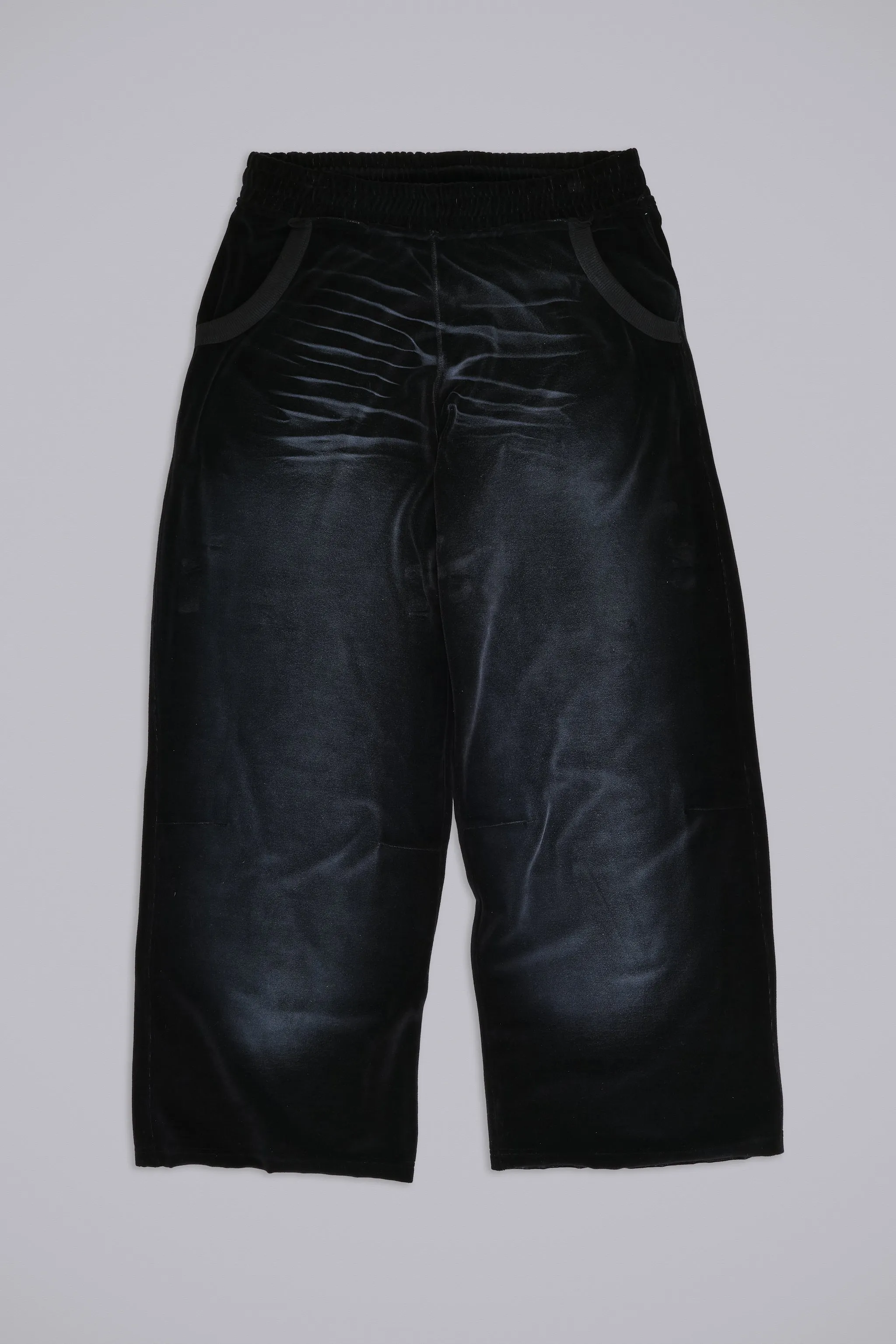 Denim Wash Velour Monster Jogger sold by Jaded London product image thumbnail 2