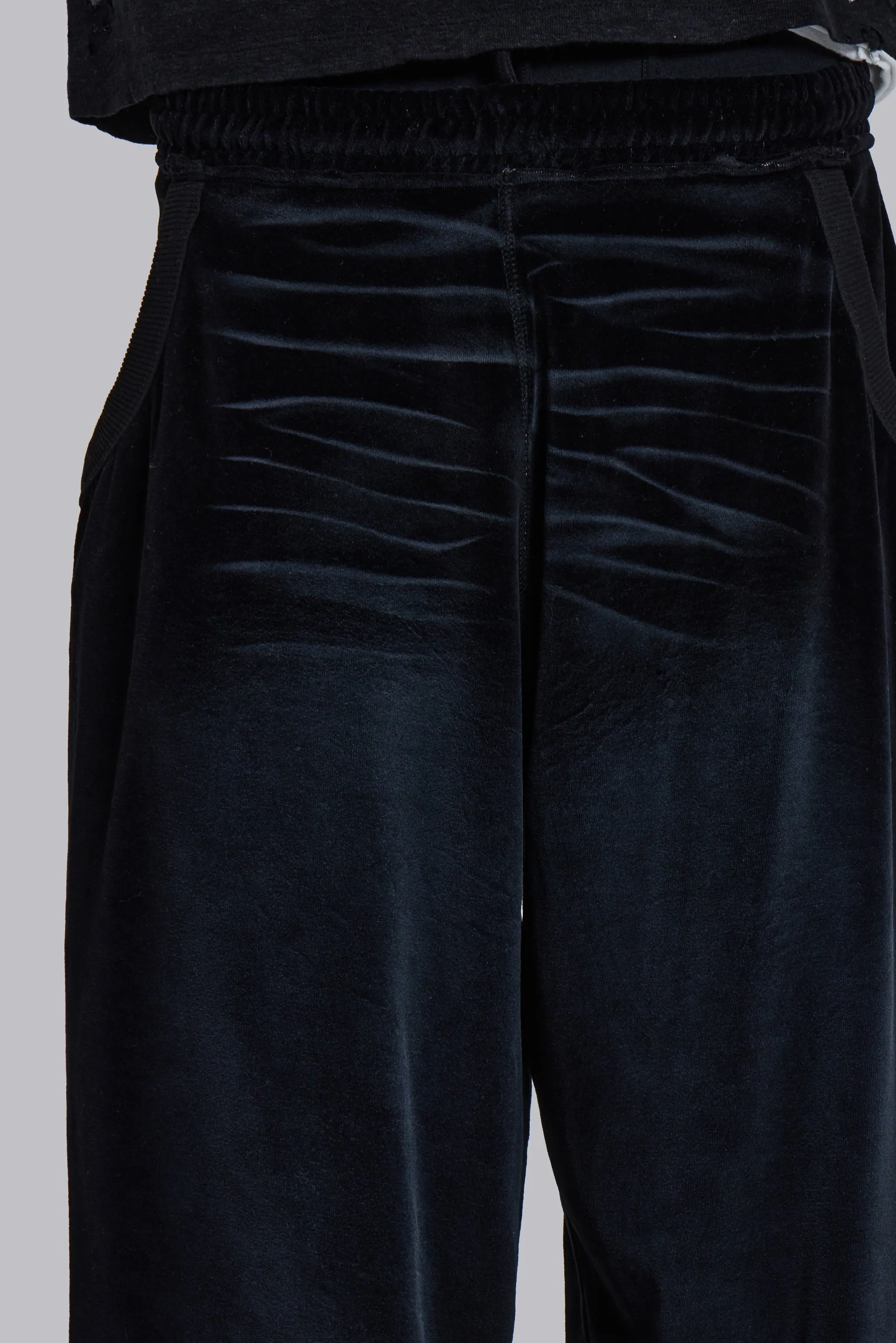 Denim Wash Velour Monster Jogger sold by Jaded London product image thumbnail 4