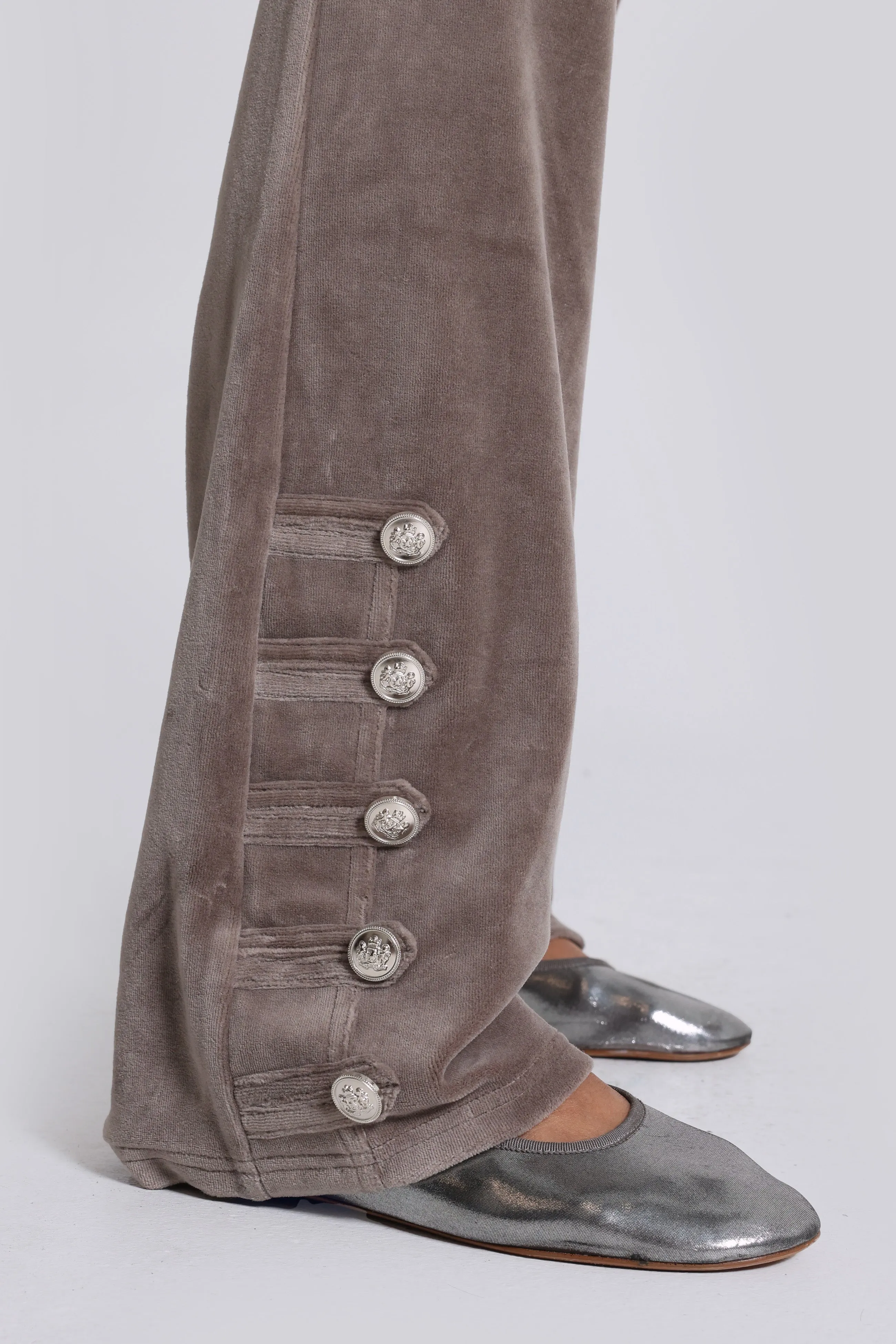 Cavalier Military Velour Trousers sold by Jaded London product image thumbnail 2