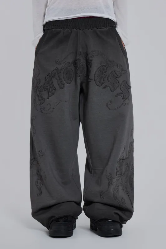 Faithless Applique Monster Joggers made by Jaded London