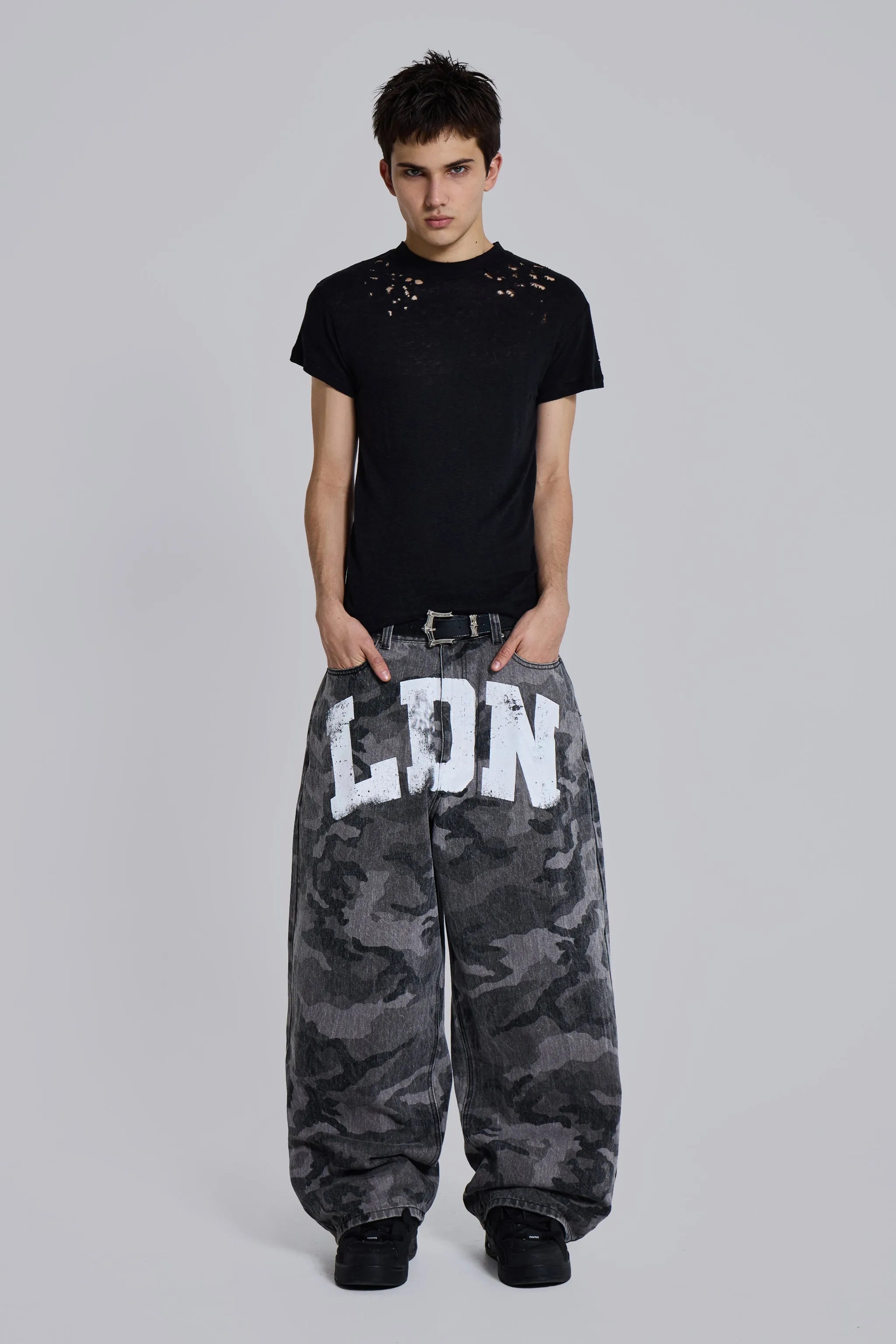 Camo LDN XL Colossus Jeans sold by Jaded London product image thumbnail 2