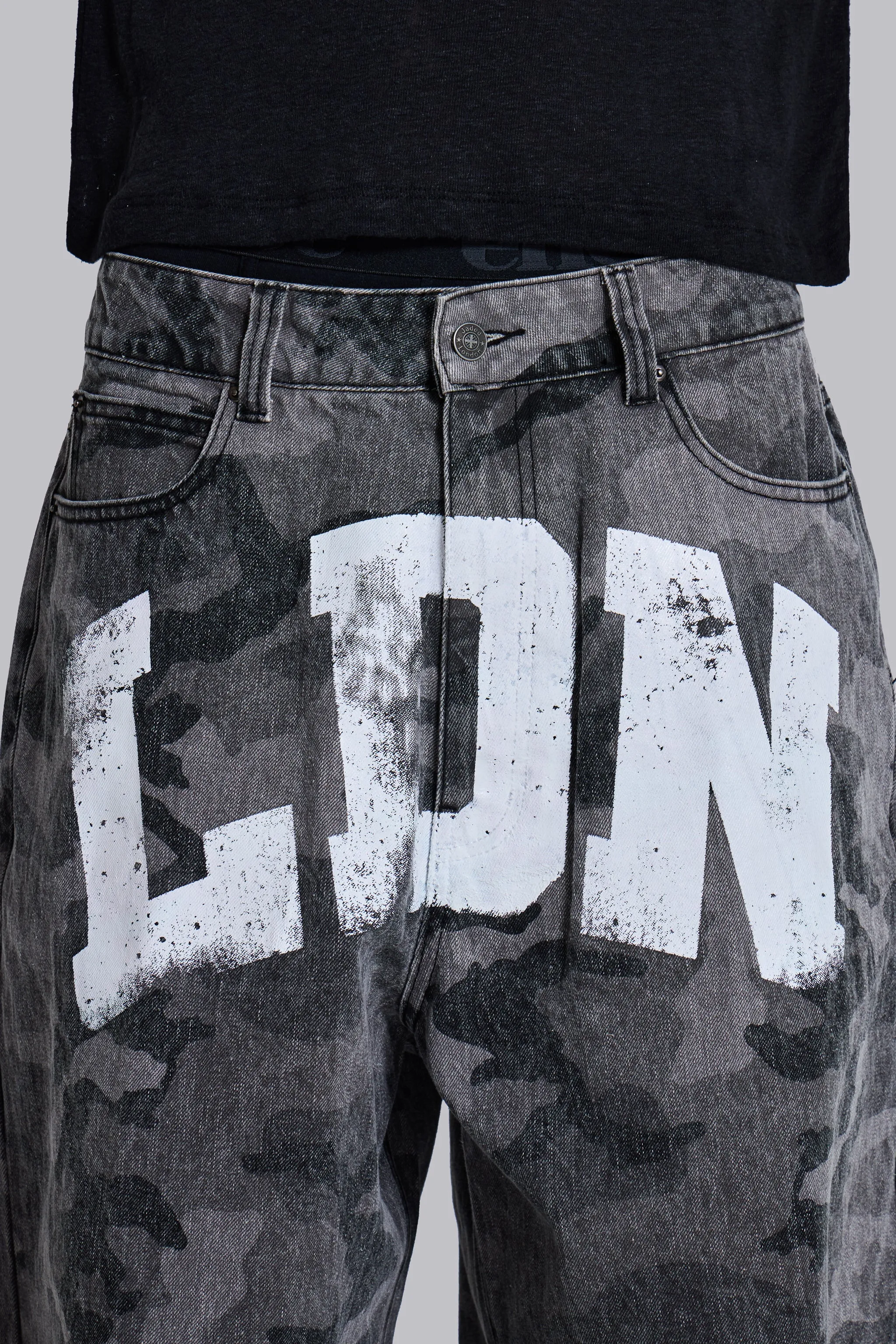 Camo LDN XL Colossus Jeans sold by Jaded London product image thumbnail 4