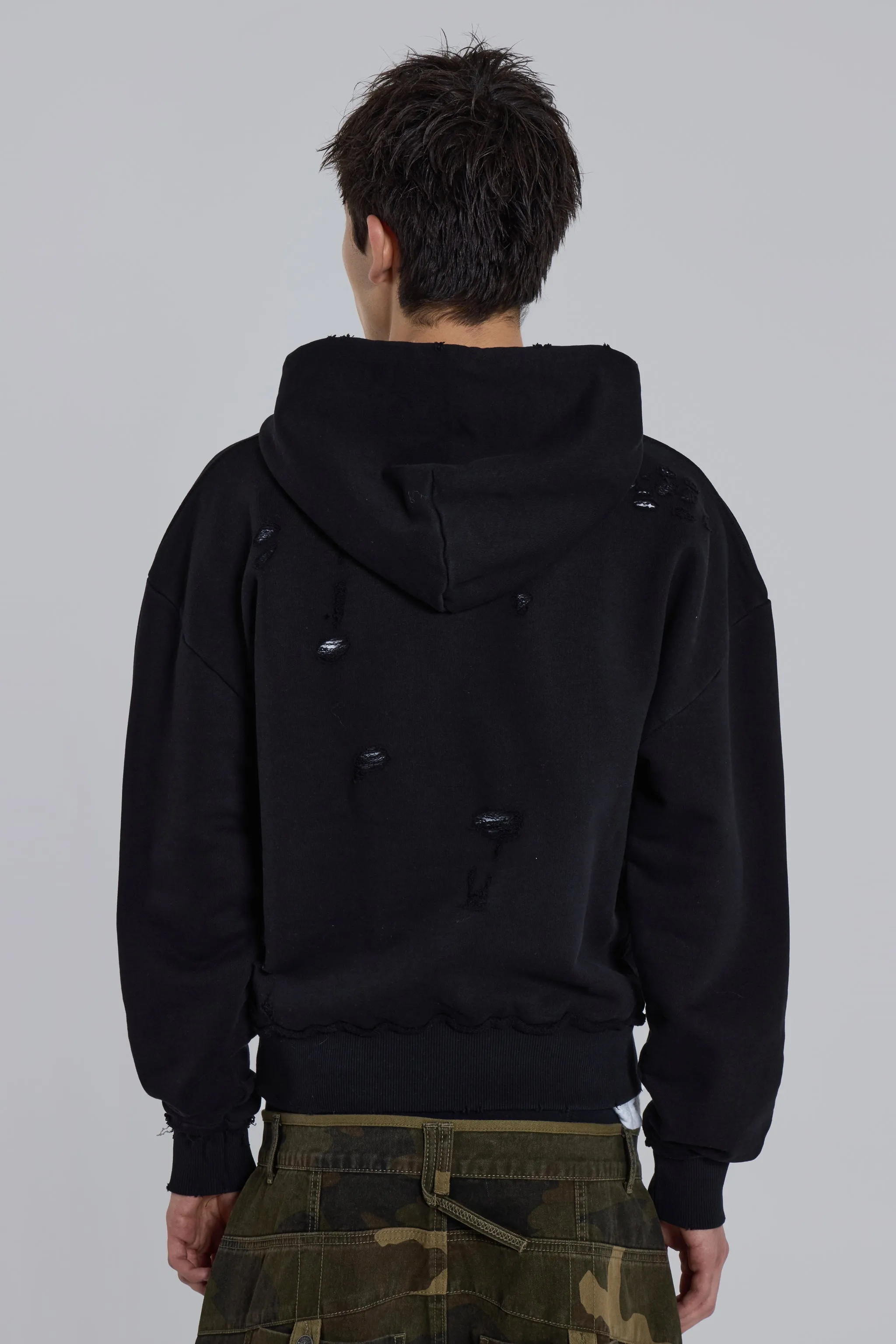 Pullover Bitten Hoodie in Black sold by Jaded London product image thumbnail 5