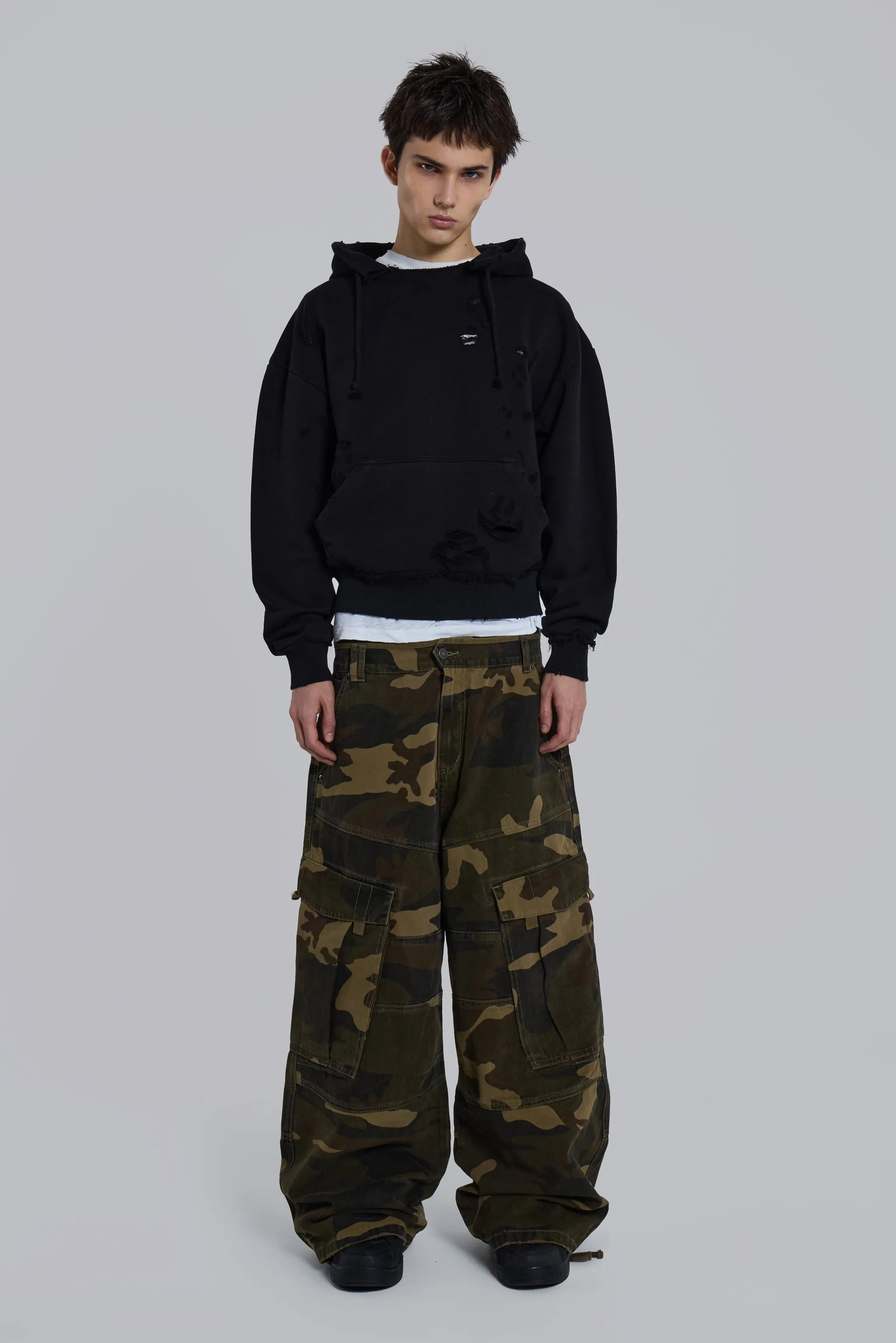 Pullover Bitten Hoodie in Black sold by Jaded London product image thumbnail 3