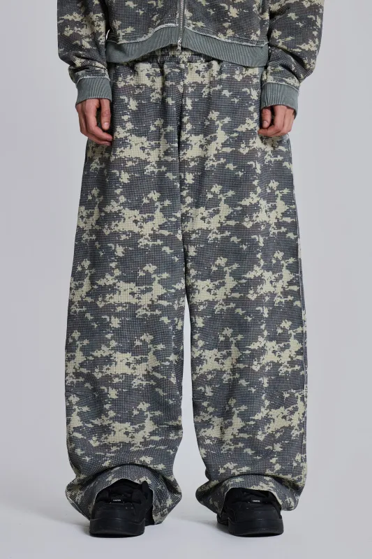 Digi Camo Waffle Monster Joggers sold by Jaded London