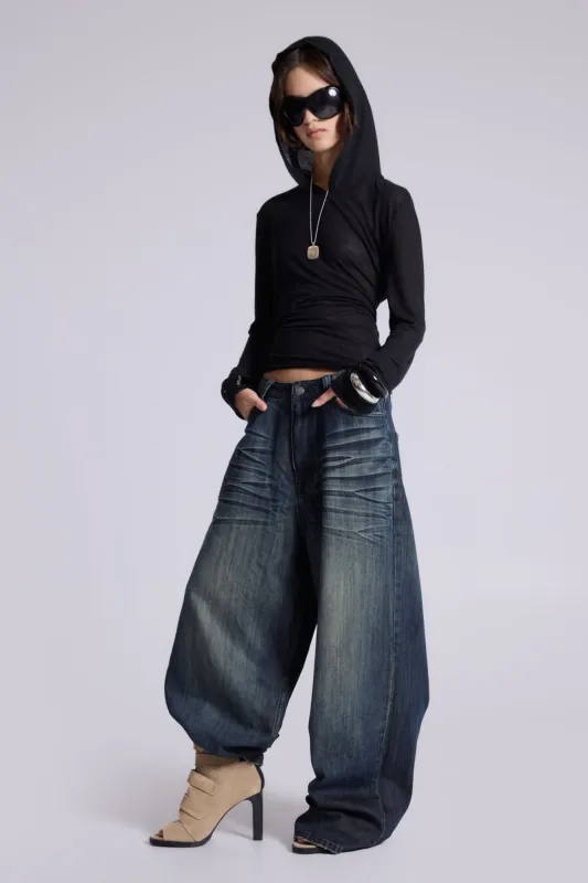 Slub Denim XL Colossus Jeans sold by Jaded London