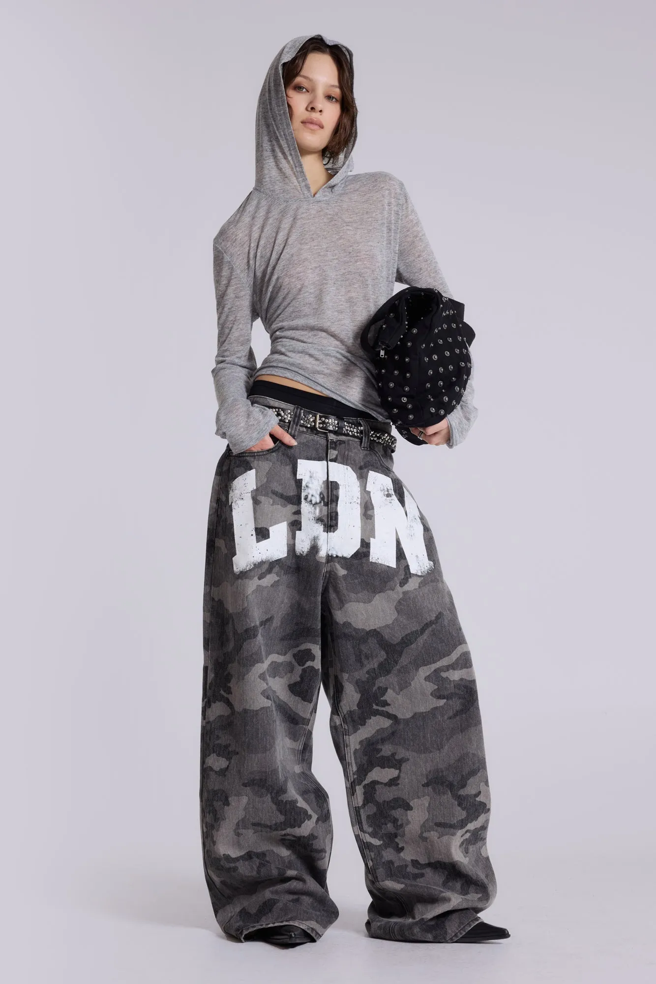 Camo LDN XL Colossus Jeans sold by Jaded London