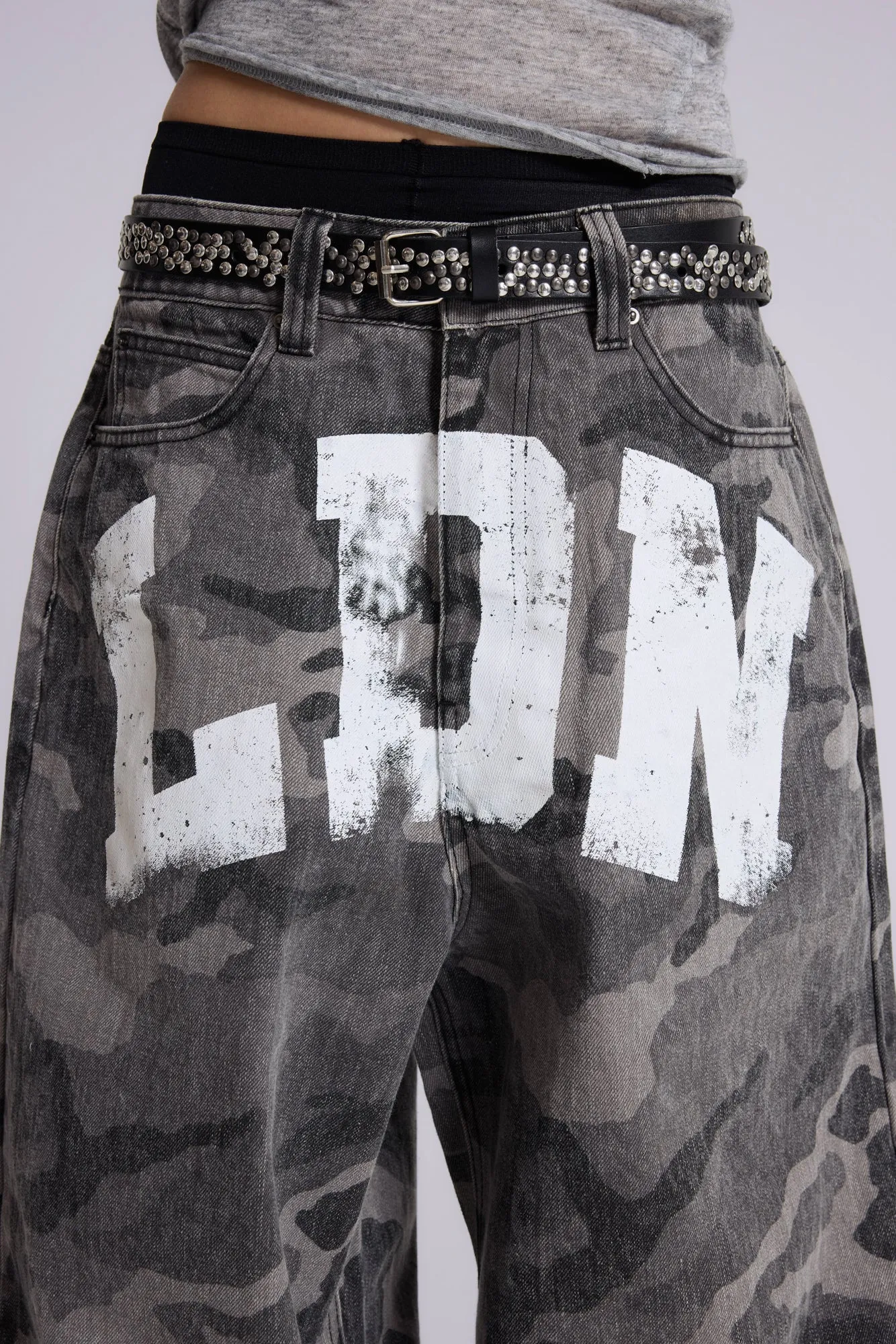 Camo LDN XL Colossus Jeans sold by Jaded London product image thumbnail 4