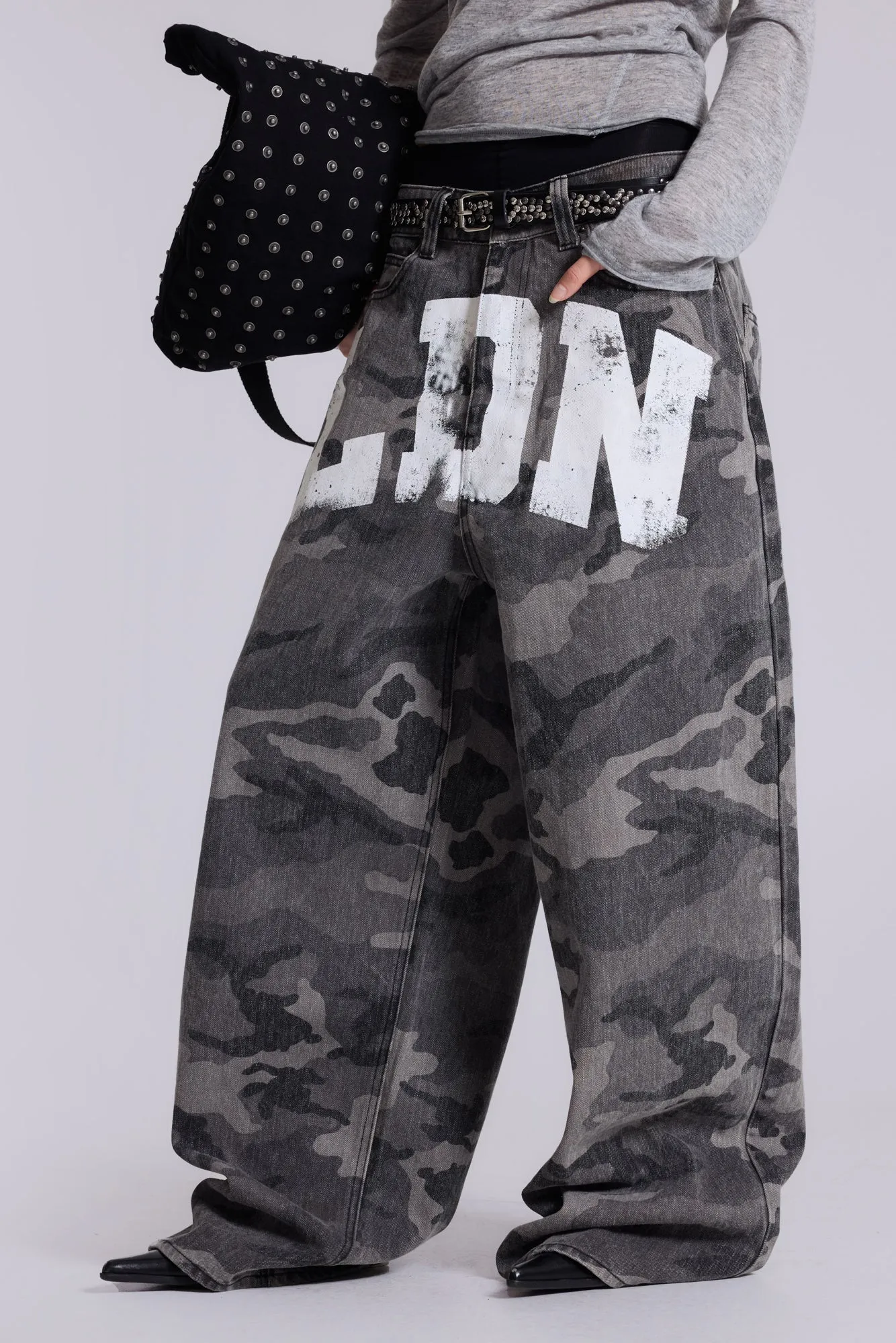 Camo LDN XL Colossus Jeans sold by Jaded London product image thumbnail 5