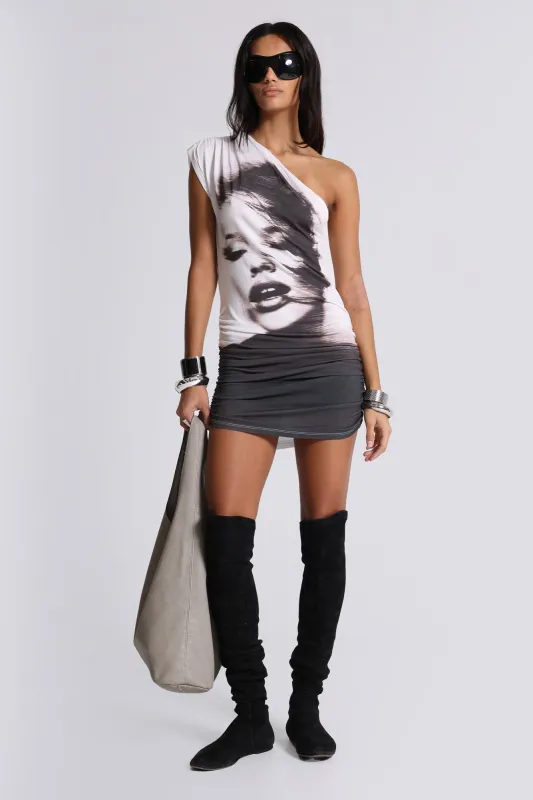 Eris Asymmetric Mini Dress made by Jaded London