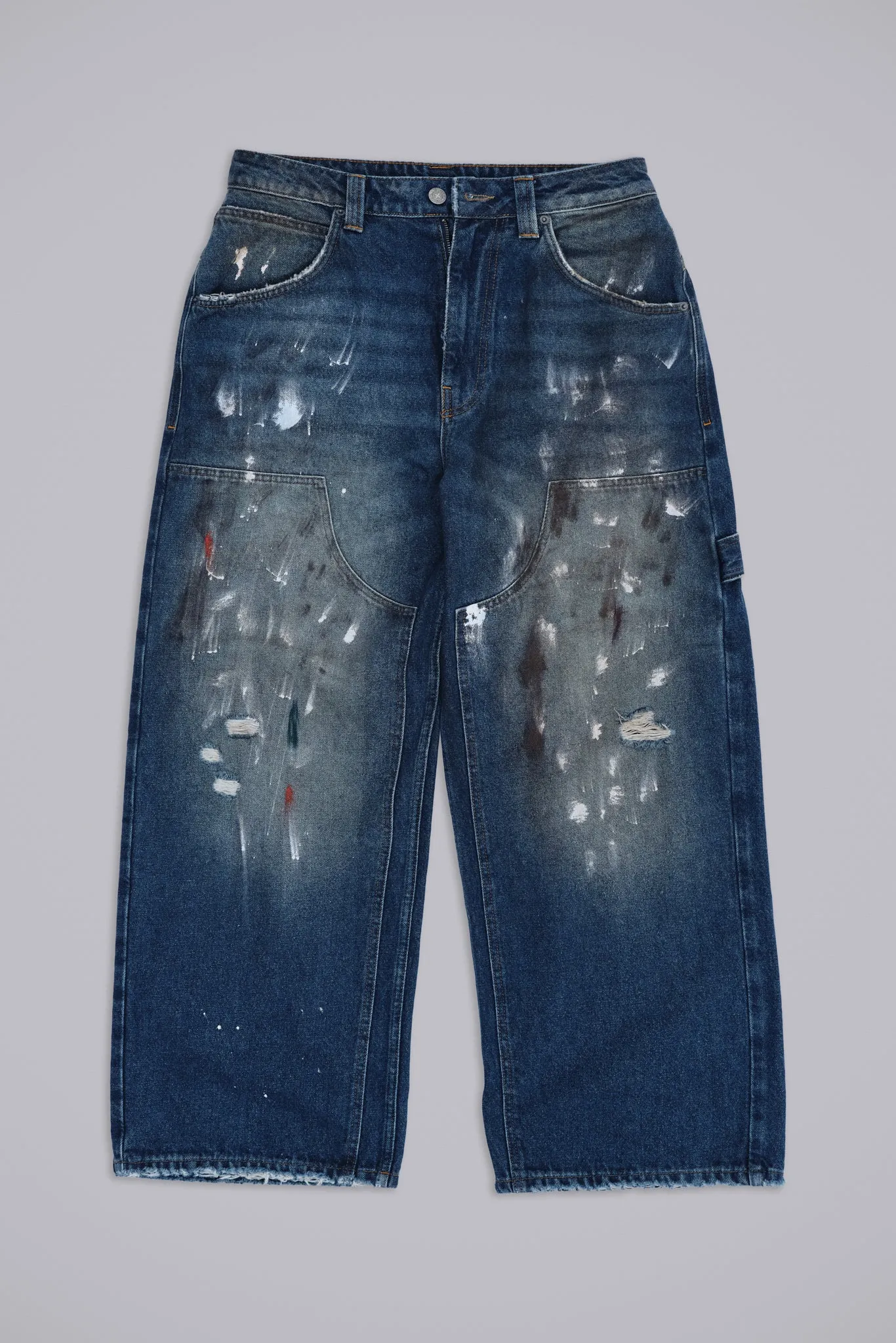 Splatter Cinch Carpenter Jeans sold by Jaded London product image thumbnail 3