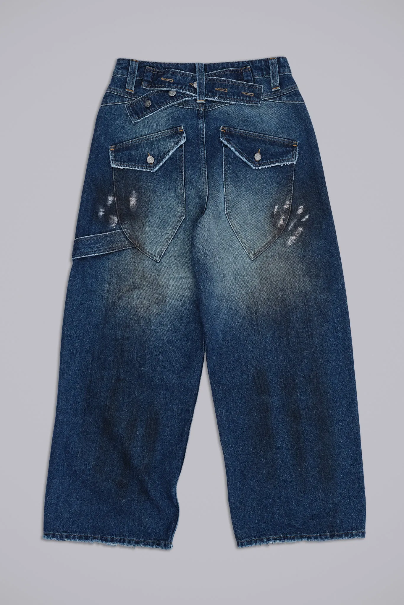 Splatter Cinch Carpenter Jeans sold by Jaded London product image thumbnail 5