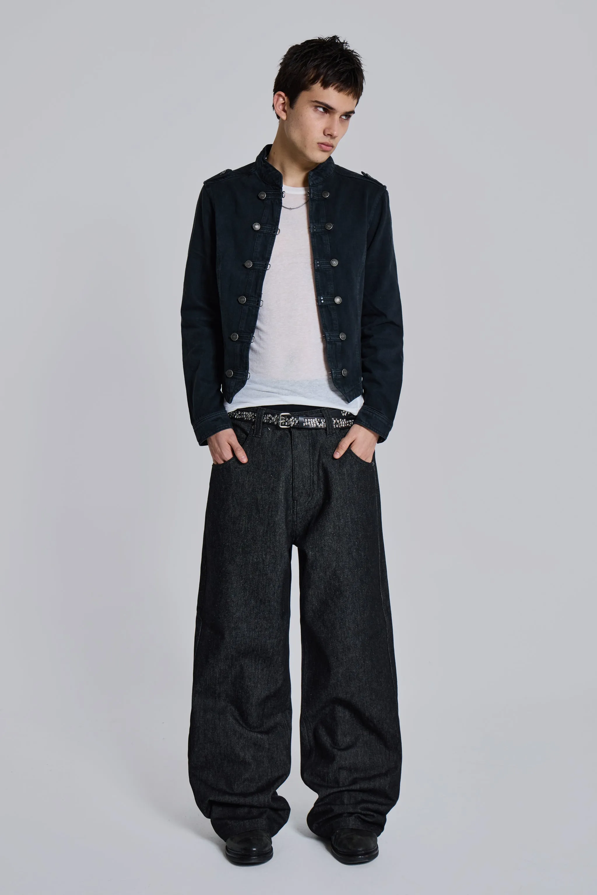 Black Axis Jeans sold by Jaded London product image thumbnail 5