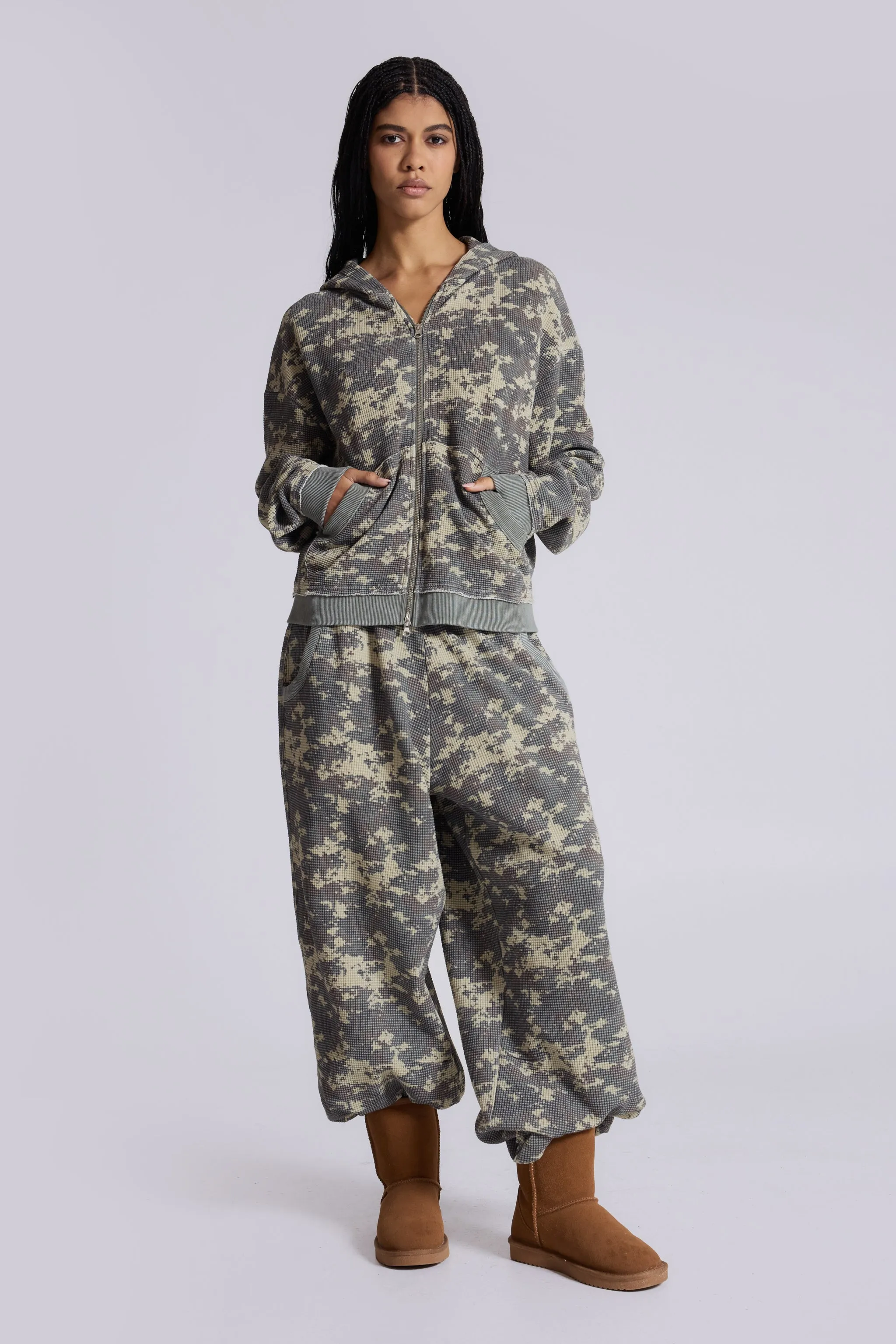 Digi Camo Waffle Hoodie sold by Jaded London product image thumbnail 2