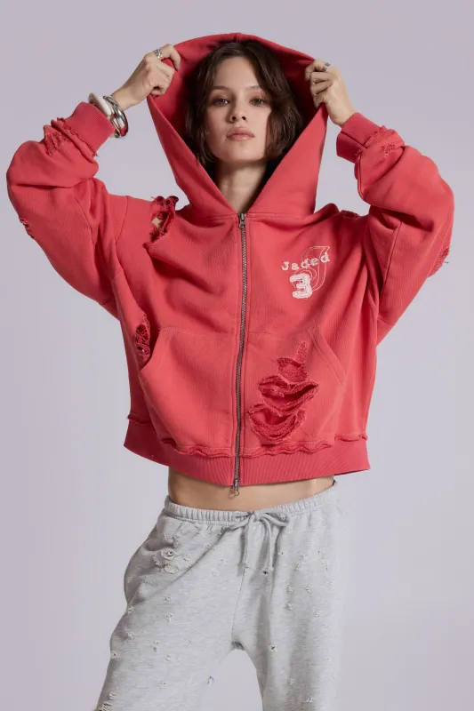 Distressed Monster Hoodie sold by Jaded London