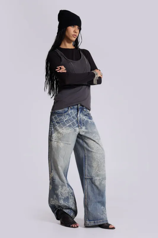 Thorn XL Colossus Jeans sold by Jaded London