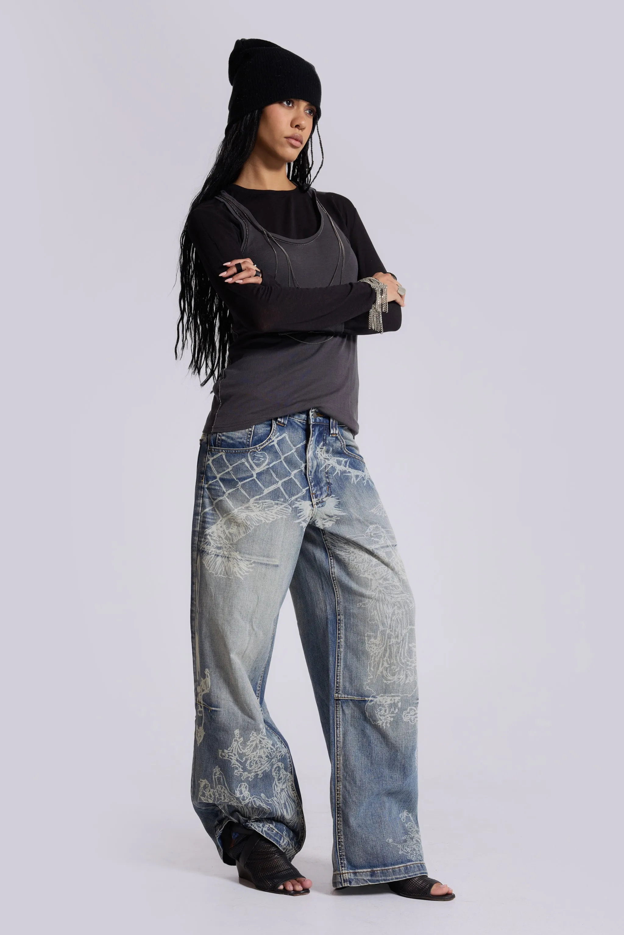 Thorn XL Colossus Jeans sold by Jaded London