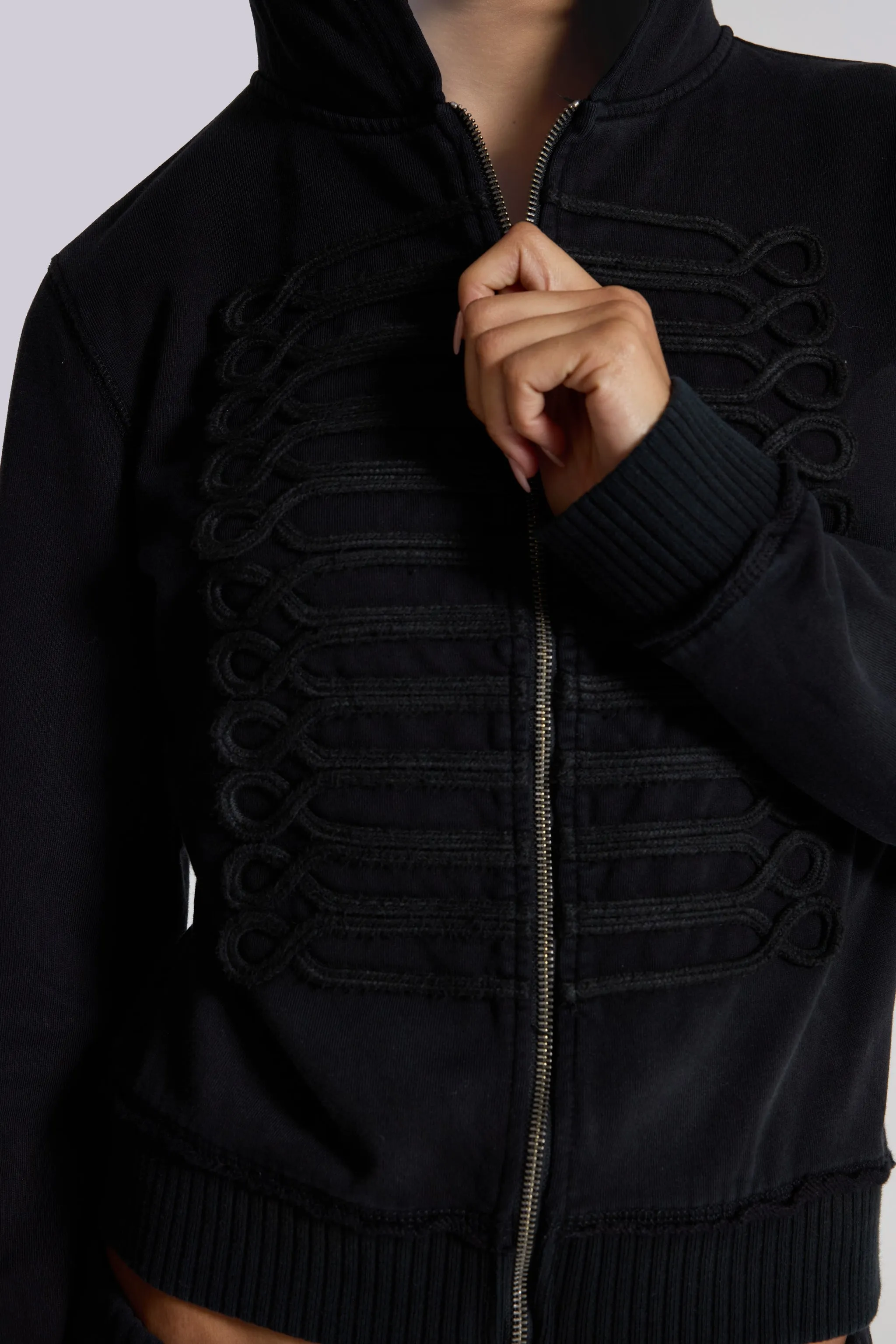 Black Military Monster Hoodie sold by Jaded London product image thumbnail 2