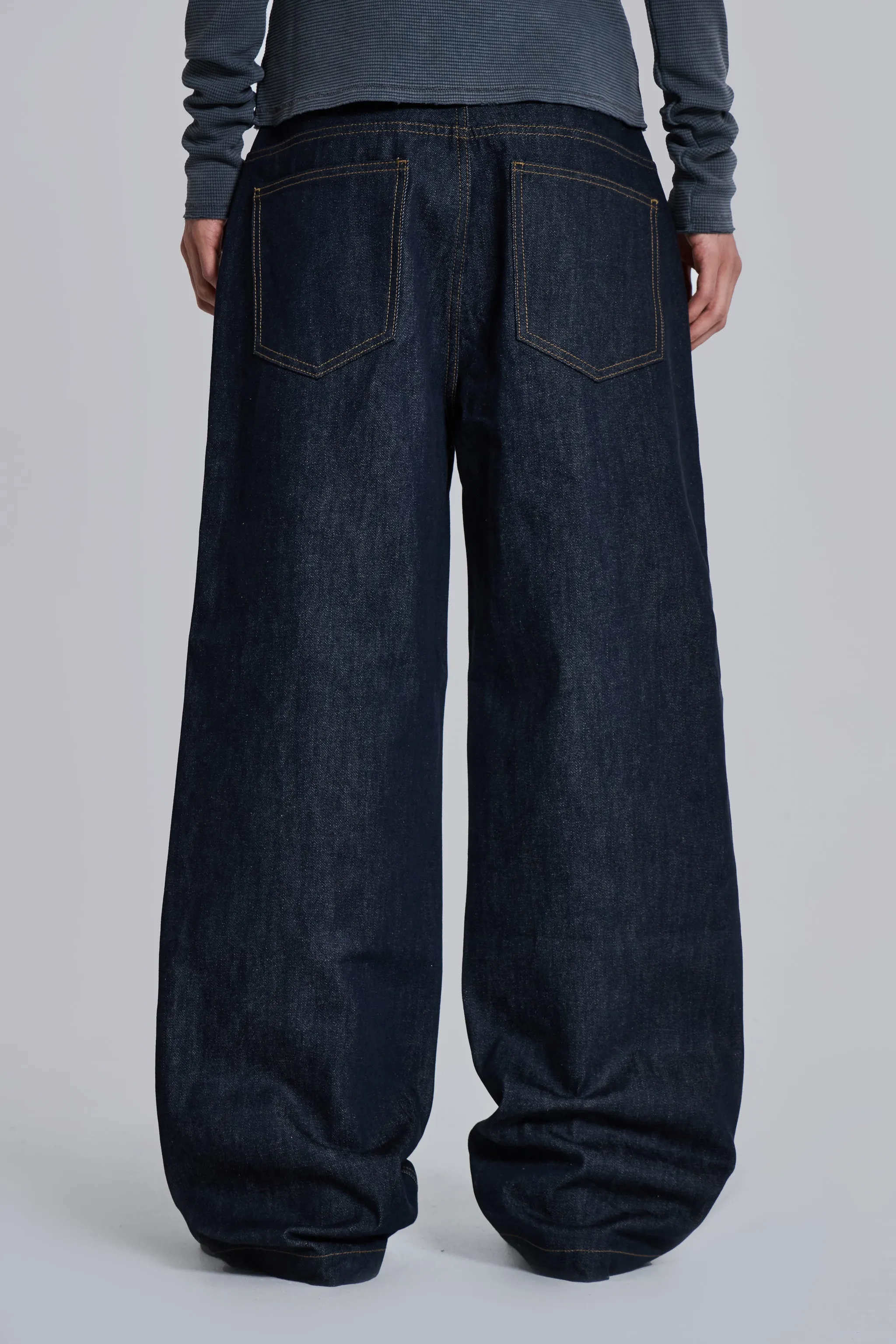 Indigo Axis Jeans sold by Jaded London product image thumbnail 3