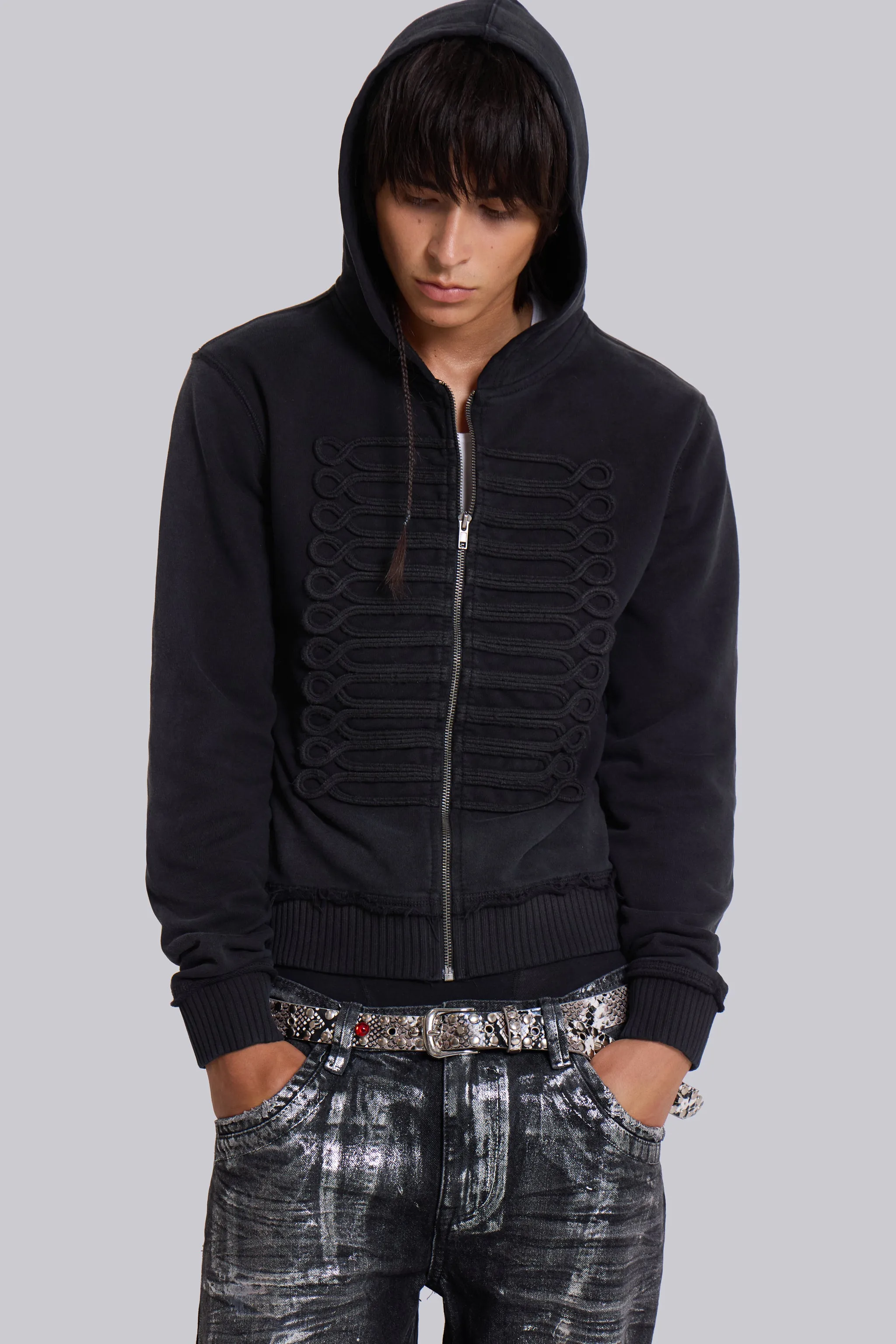 Black Military Monster Hoodie sold by Jaded London product image thumbnail 5