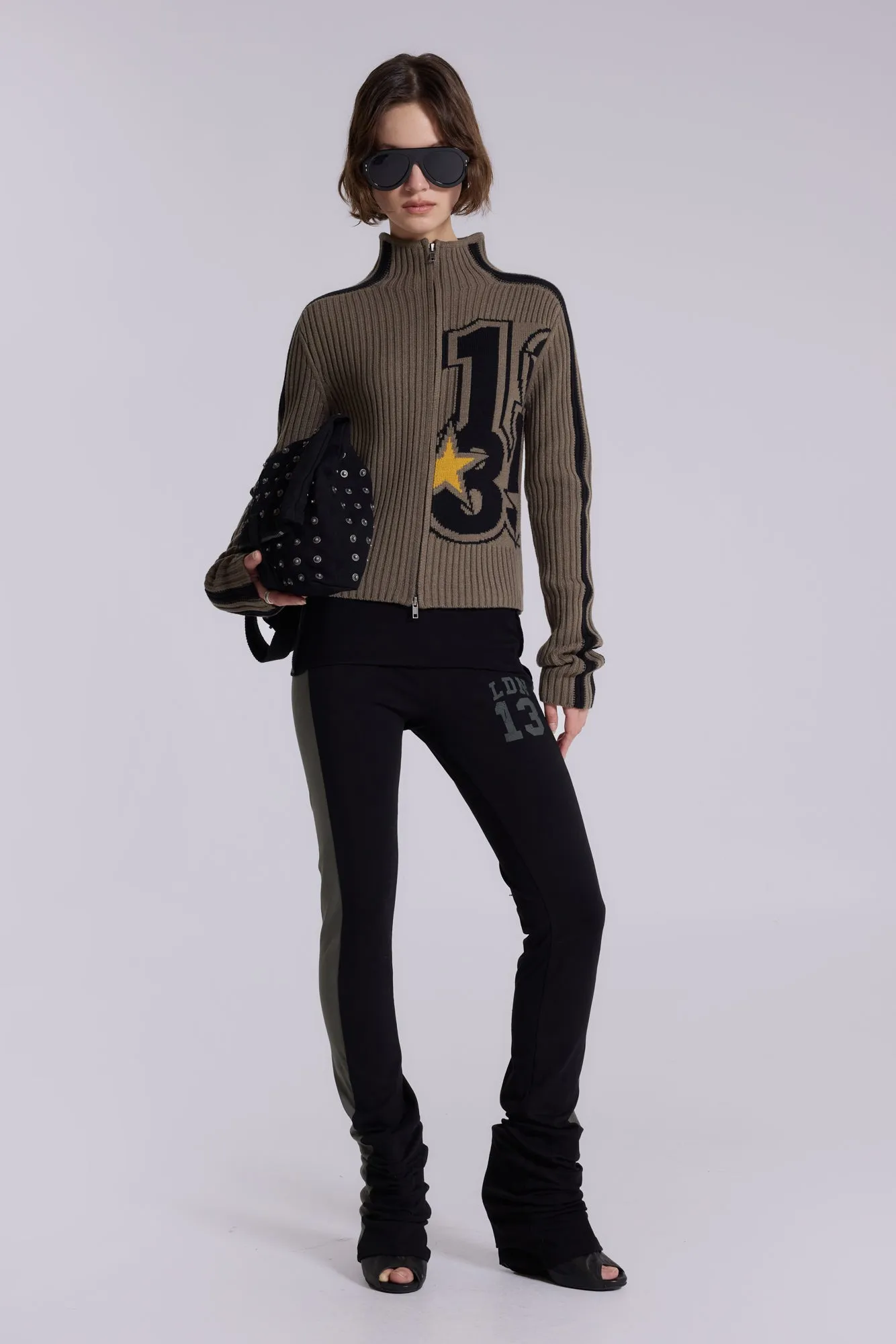 Sprint Foldover Bootcut Trousers sold by Jaded London product image thumbnail 3