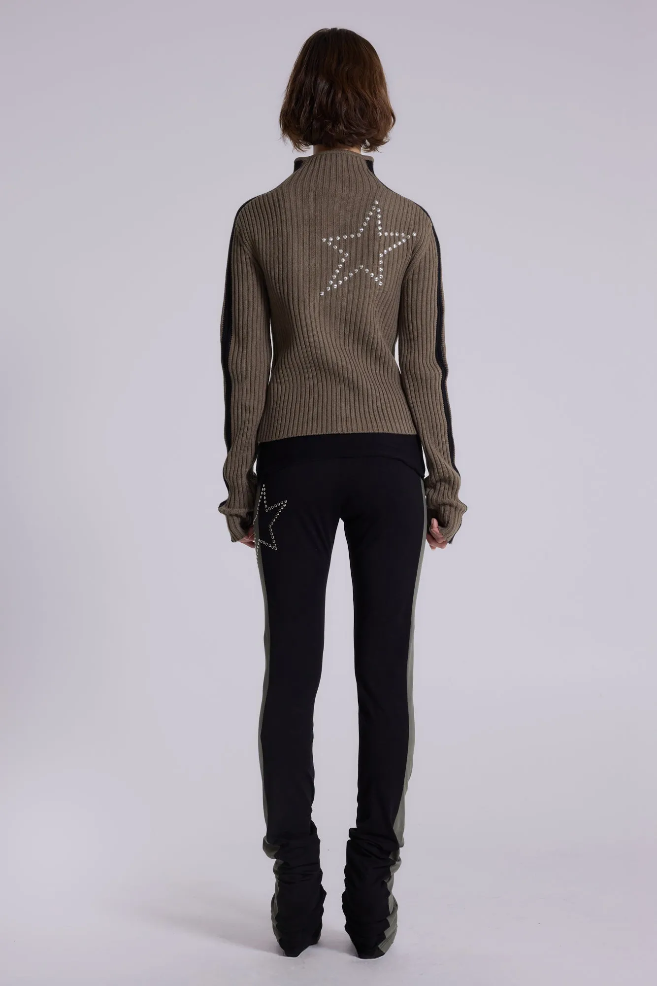 Sprint Foldover Bootcut Trousers sold by Jaded London product image thumbnail 5