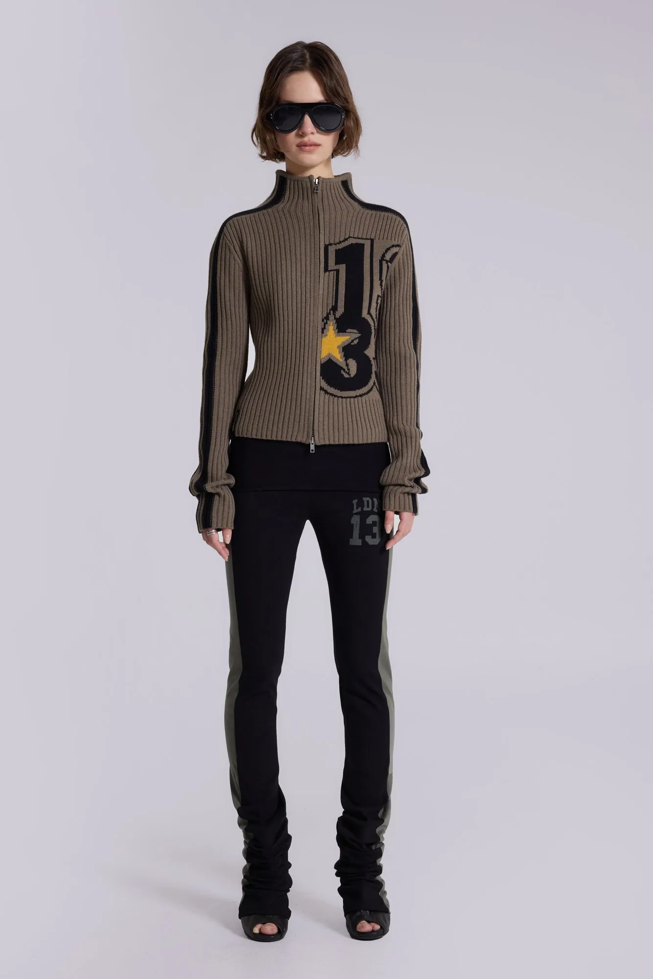 Sprint Foldover Bootcut Trousers sold by Jaded London product image thumbnail 2