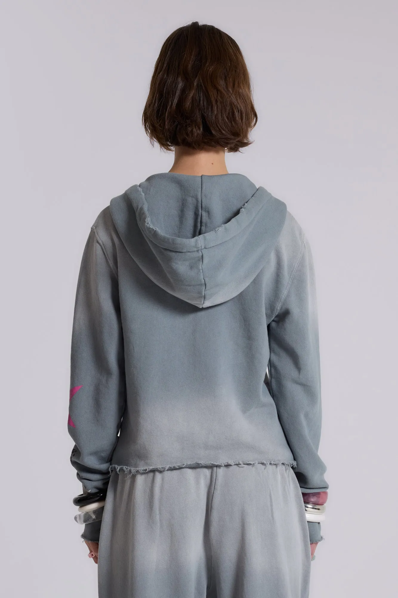 Cleo Graphic Zip Through Hoodie sold by Jaded London product image thumbnail 5