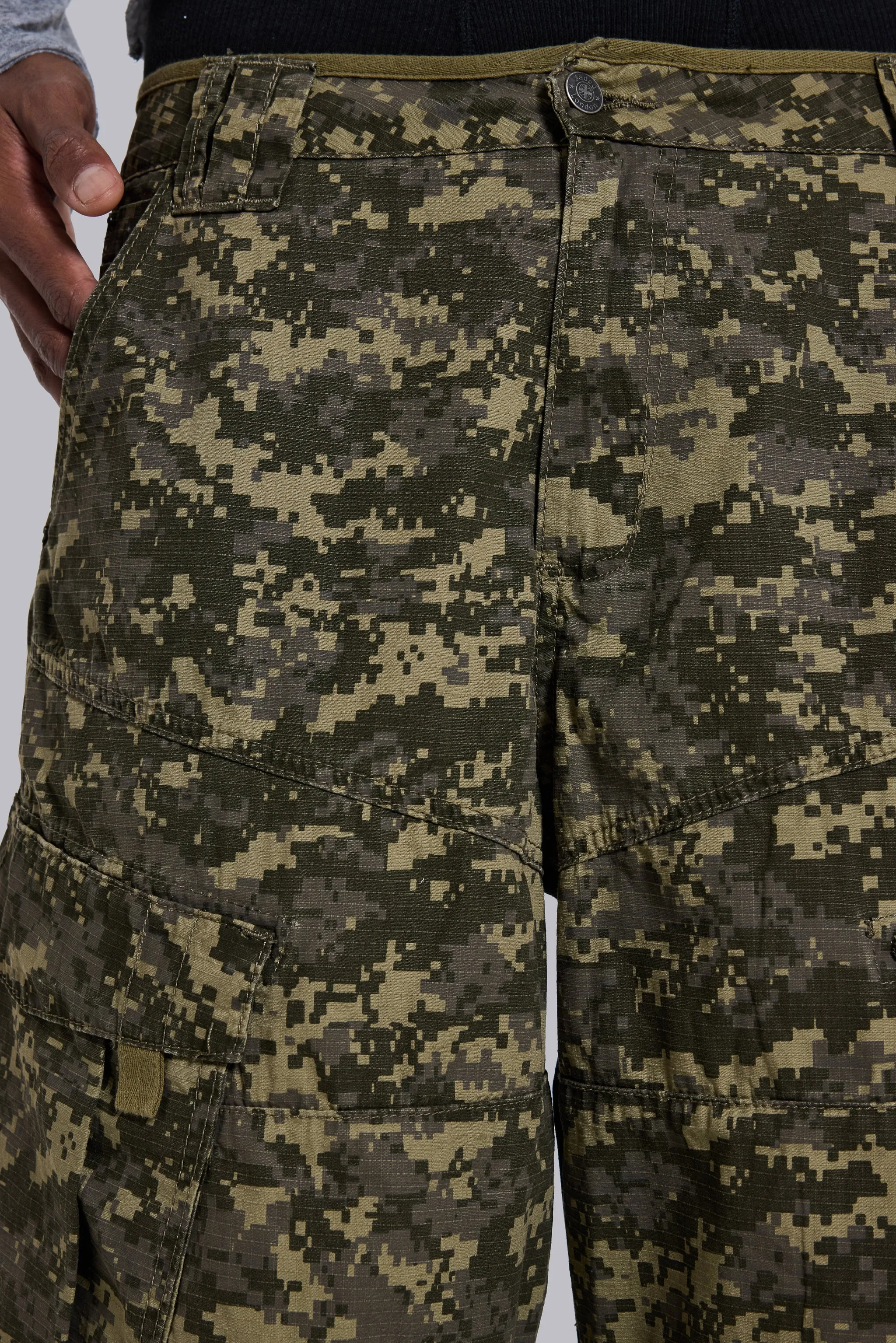 Digi Camo Cadet Shorts sold by Jaded London product image thumbnail 4