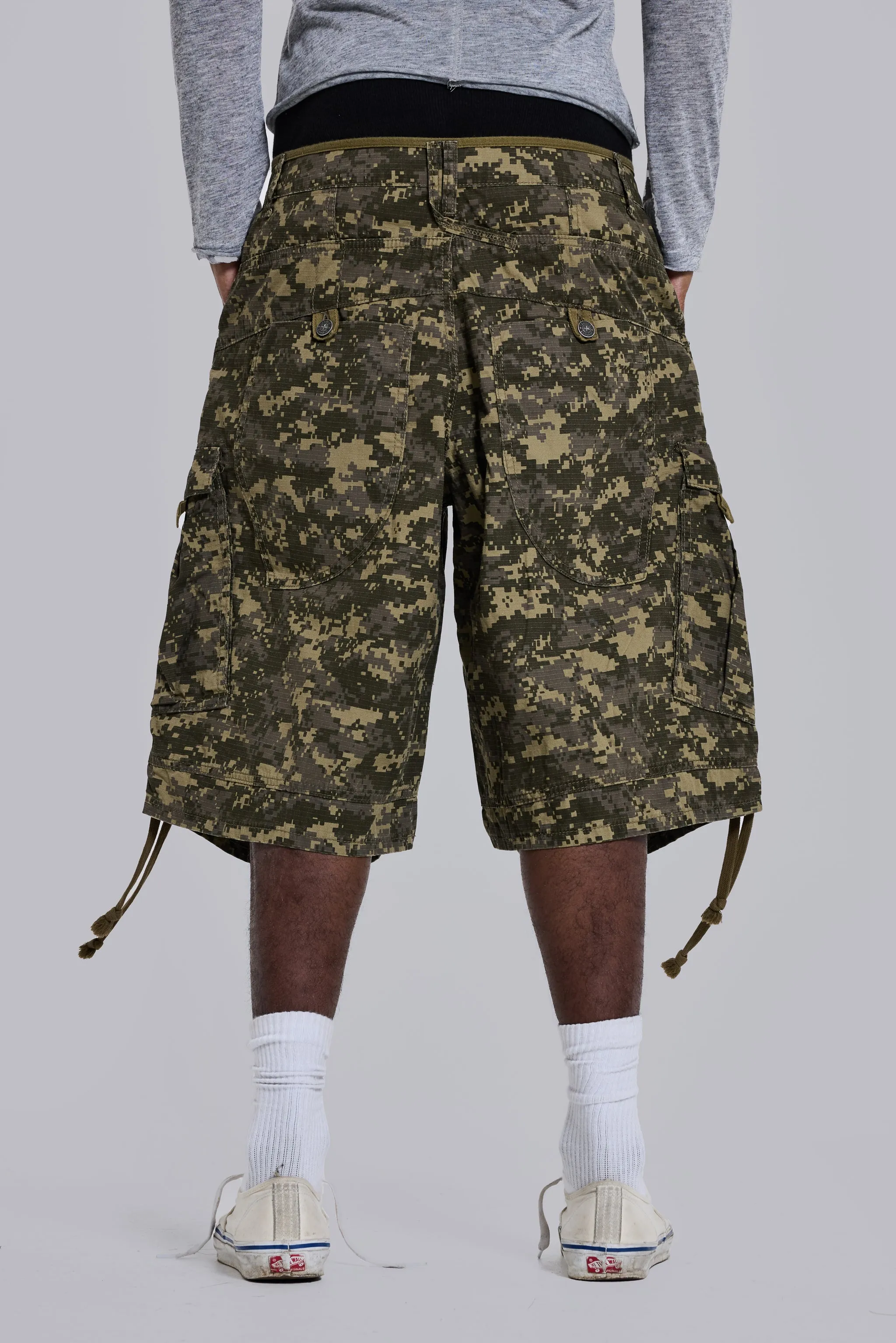 Digi Camo Cadet Shorts sold by Jaded London product image thumbnail 3
