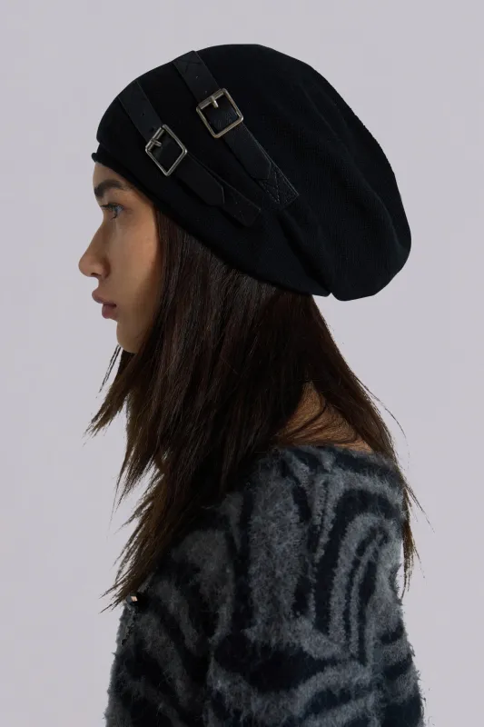 Elgin Buckle Beanie made by Jaded London