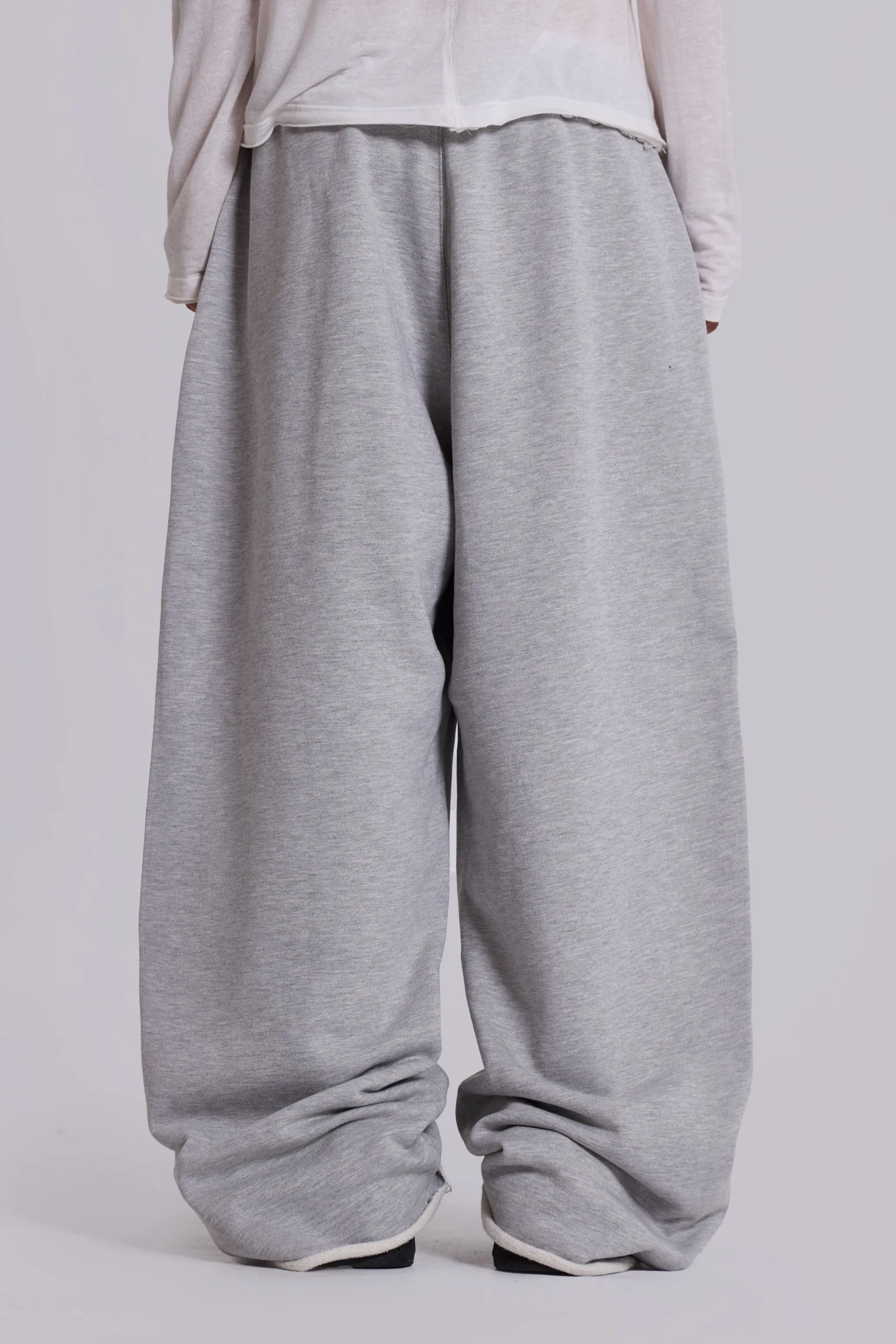 Grey Marl Baggy Monster Joggers sold by Jaded London product image thumbnail 4
