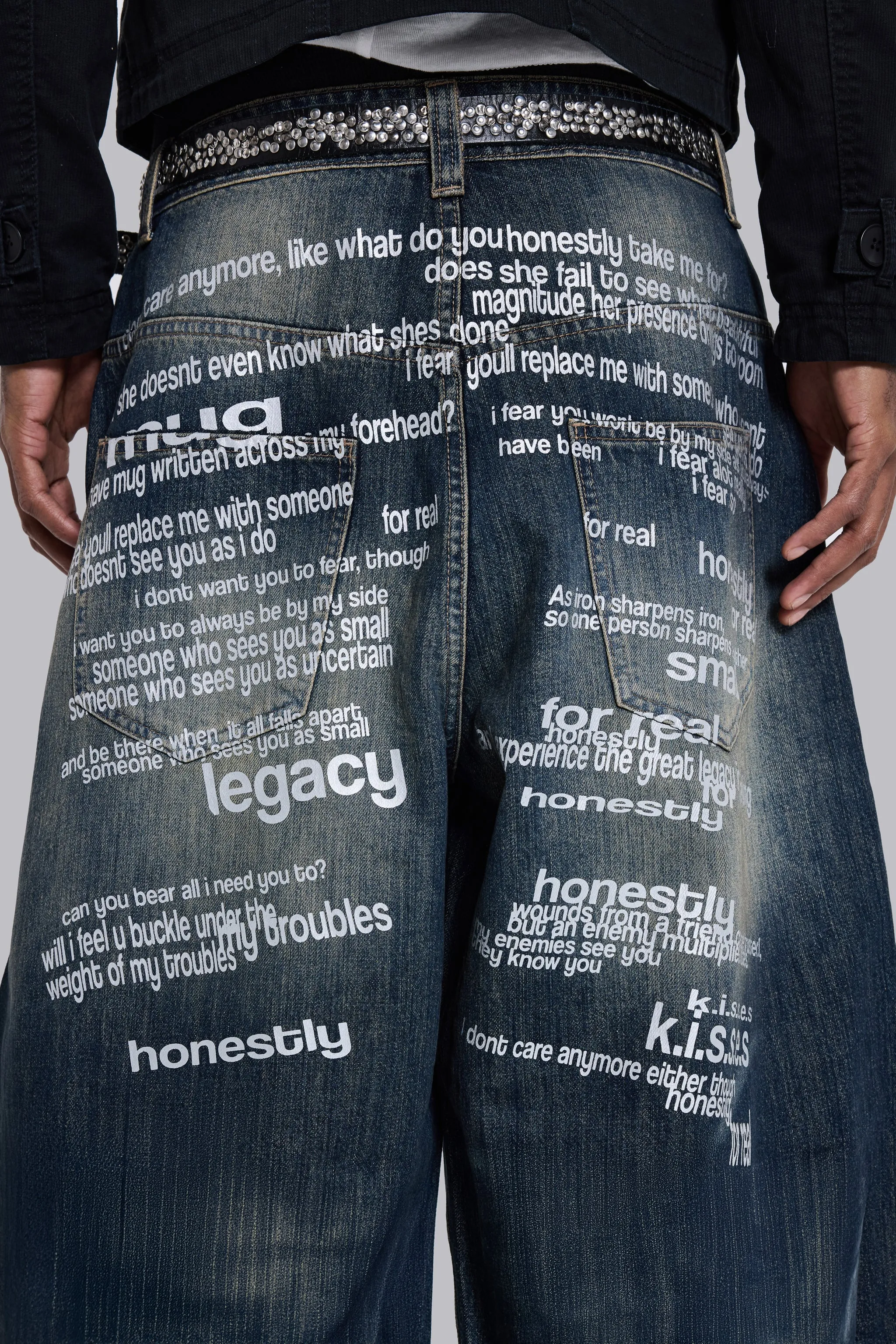 2013 XL Colossus Jeans sold by Jaded London product image thumbnail 5